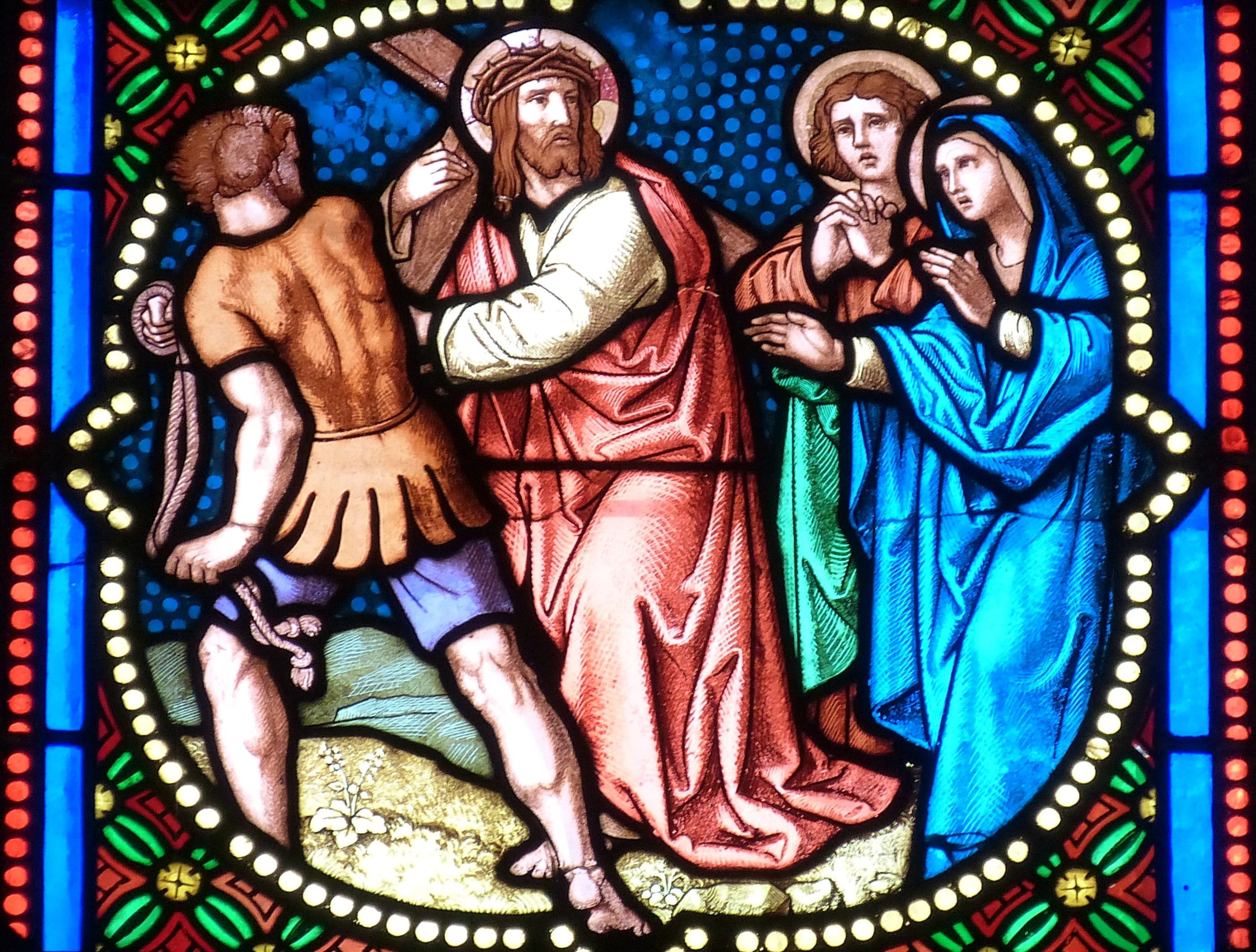 spirituality, place of worship, religion, creativity, christianity, historically, window, representation, art and craft, bible, christian, stained glass window, HD Wallpaper