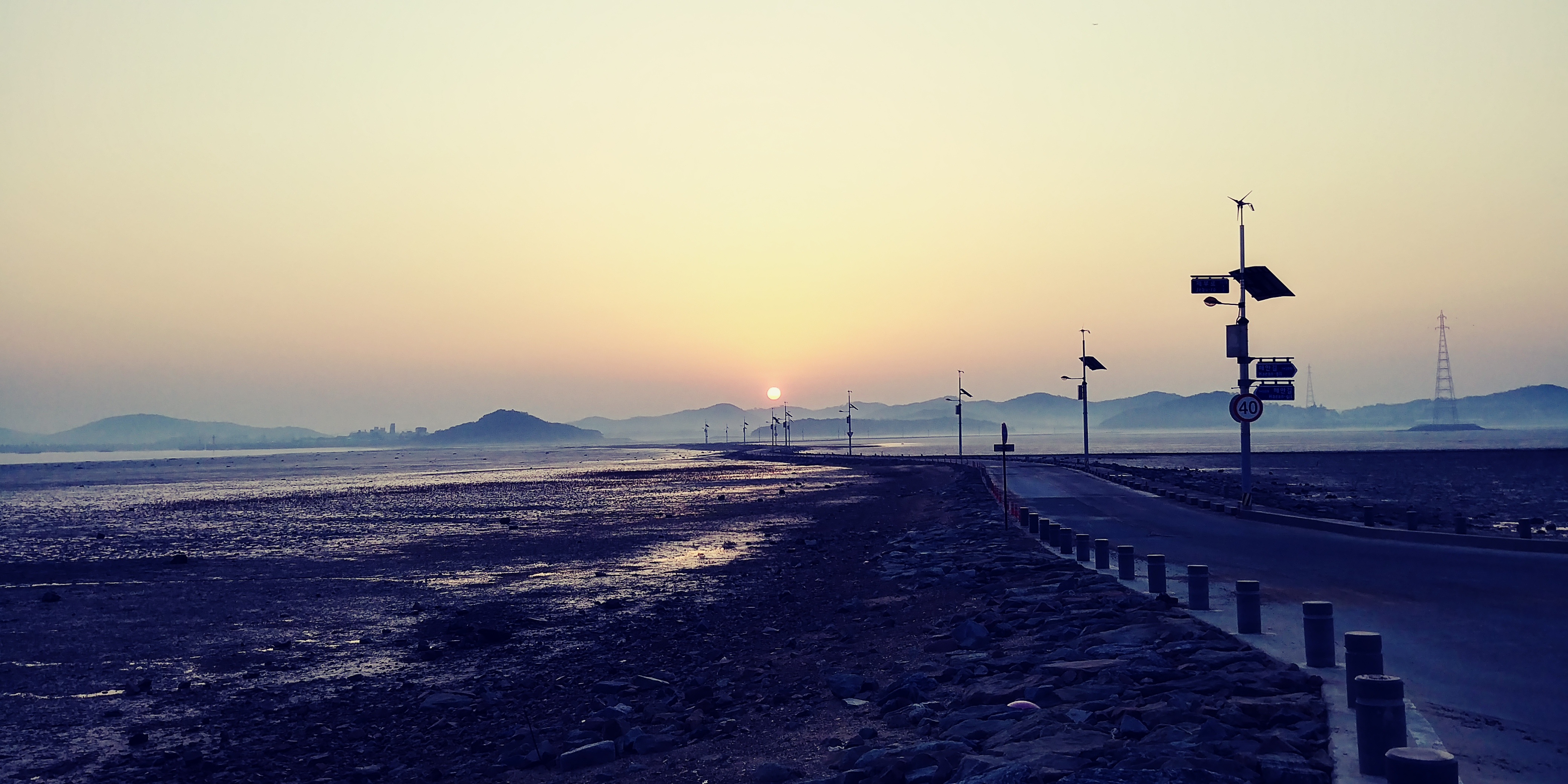 pause, sky, moses, play, sunrise, tranquility, no people, road, gil, land, beauty in nature, street light, direction, nature, outdoors, sea, the way forward, HD Wallpaper