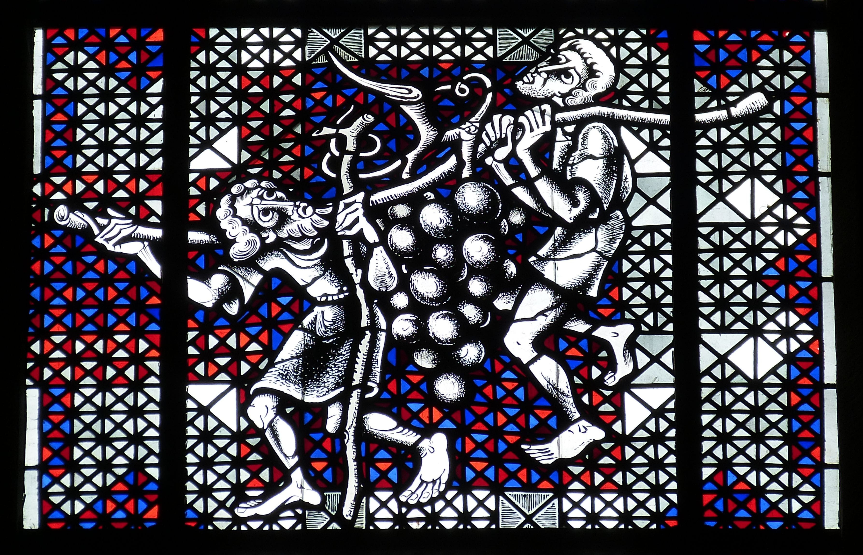 moses, representation, scout, close-up, church, no people, design, pattern, indoors, 2K, art and craft, metal, stained glass, backgrounds, building, window, HD Wallpaper