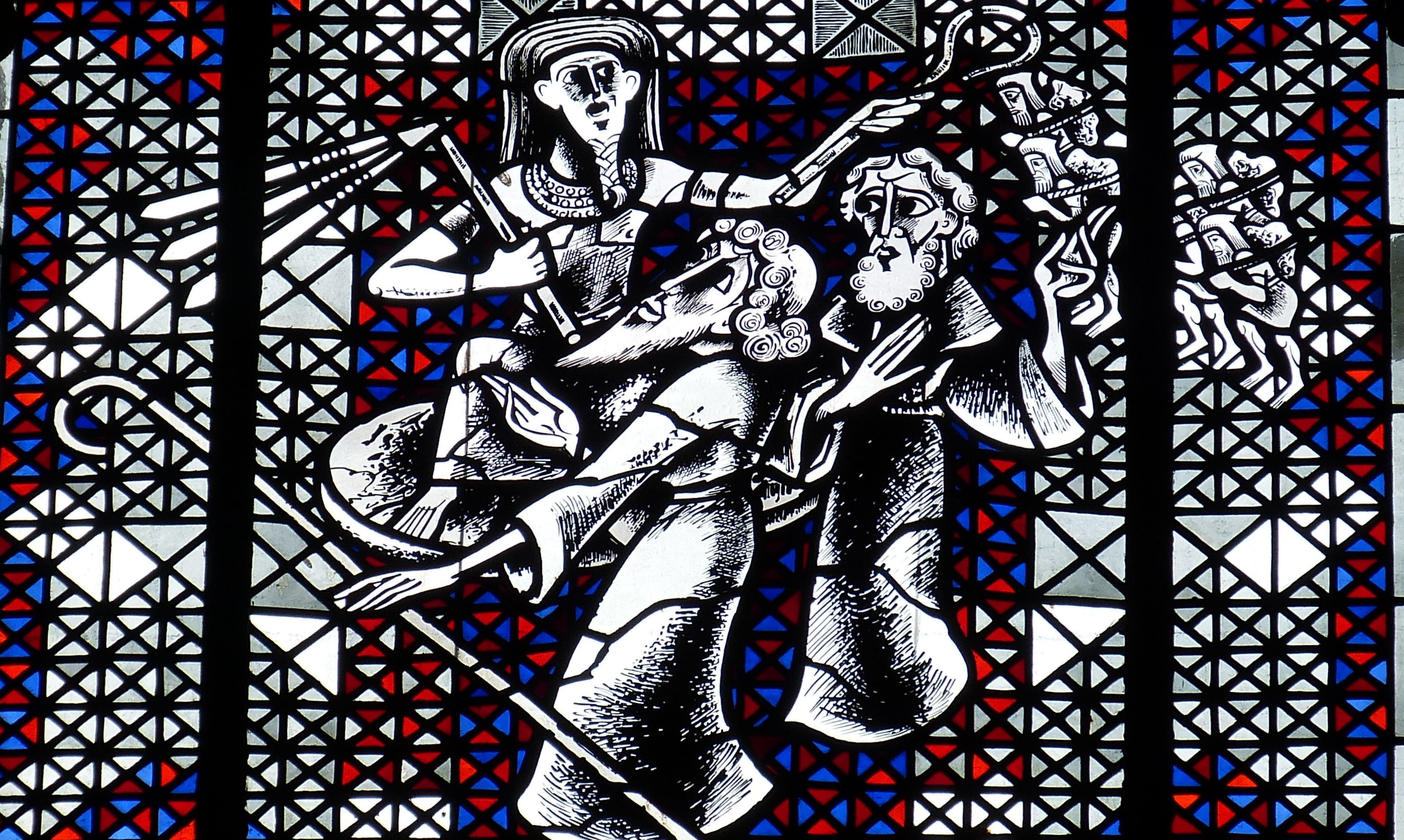 creativity, egypt, 2K, metal, ornate, israel, close-up, architecture, male likeness, believe, representation, church window, art and craft, built structure, HD Wallpaper