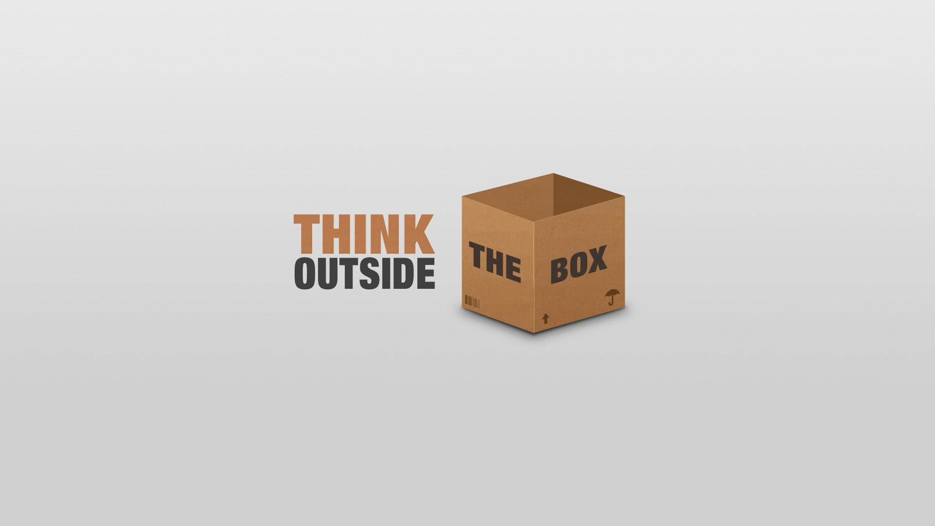 3d and abstract, outside, box, think, side, 1080P, HD Wallpaper