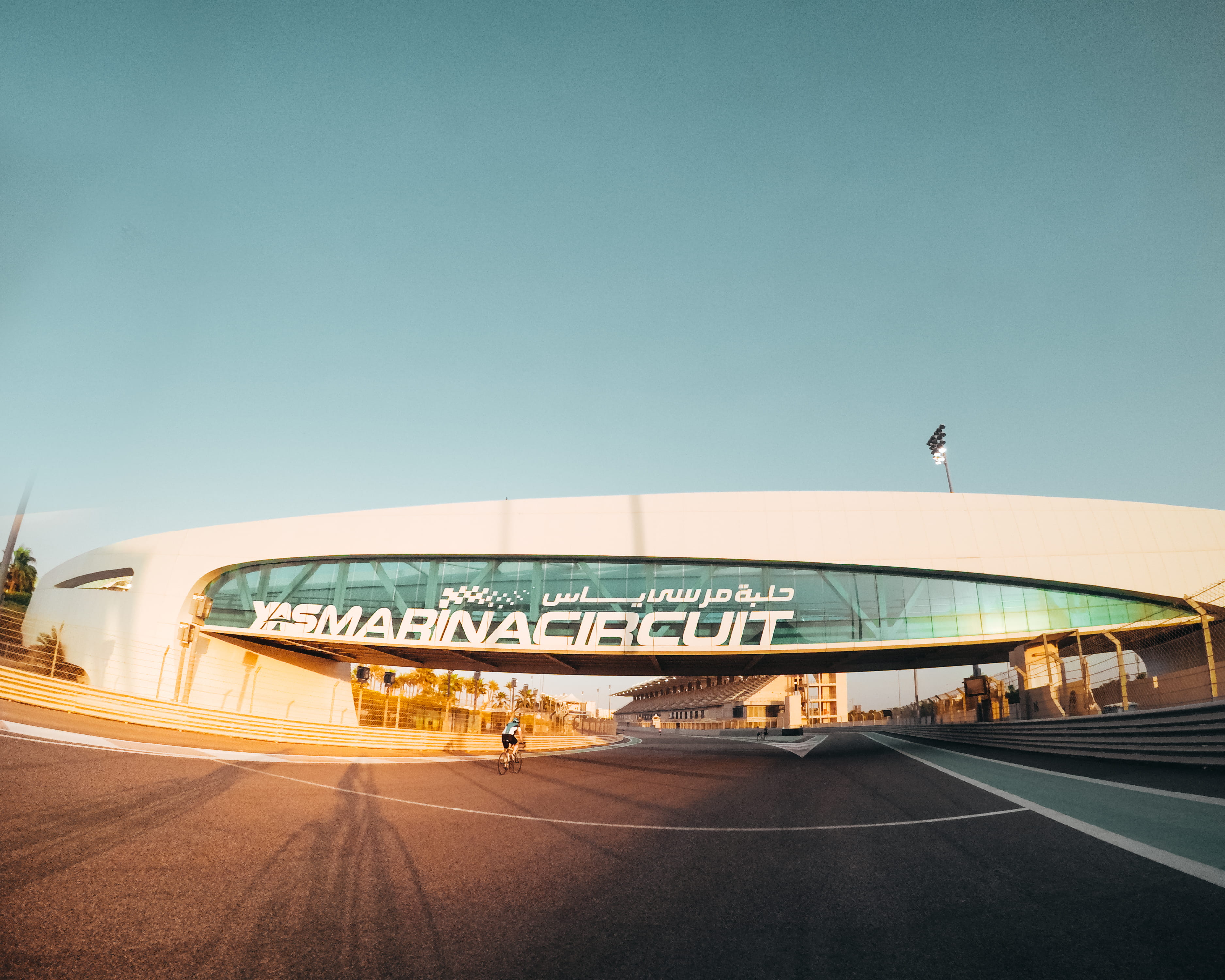 yas marina, abu dhabi, formula1, city, incidental people, day, sky, symbol, palm, tarmac, transportation, clear sky, architecture, walking, mode of transportation, HD Wallpaper