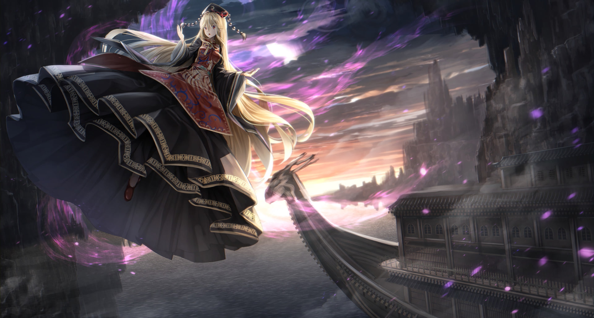 Anime, Junko (Touhou), Touhou, 1080P, HD Wallpaper