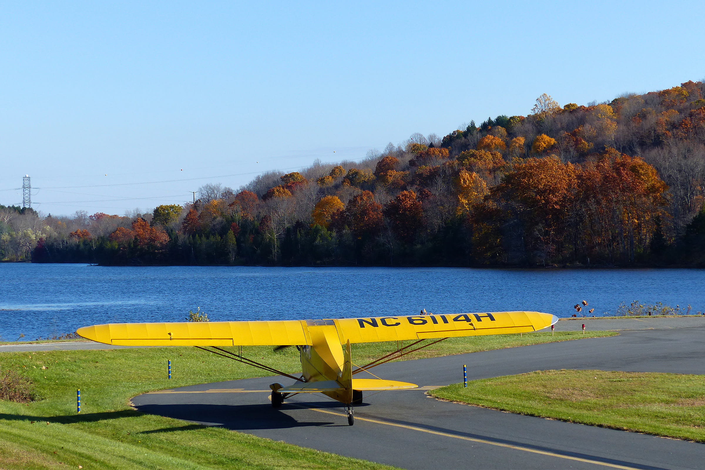 water, small plane, airplane images, scenics - nature, personal aircraft, private airplane, tranquility, ready, takepoff, cub, air planes, pictures of airplanes, HD Wallpaper