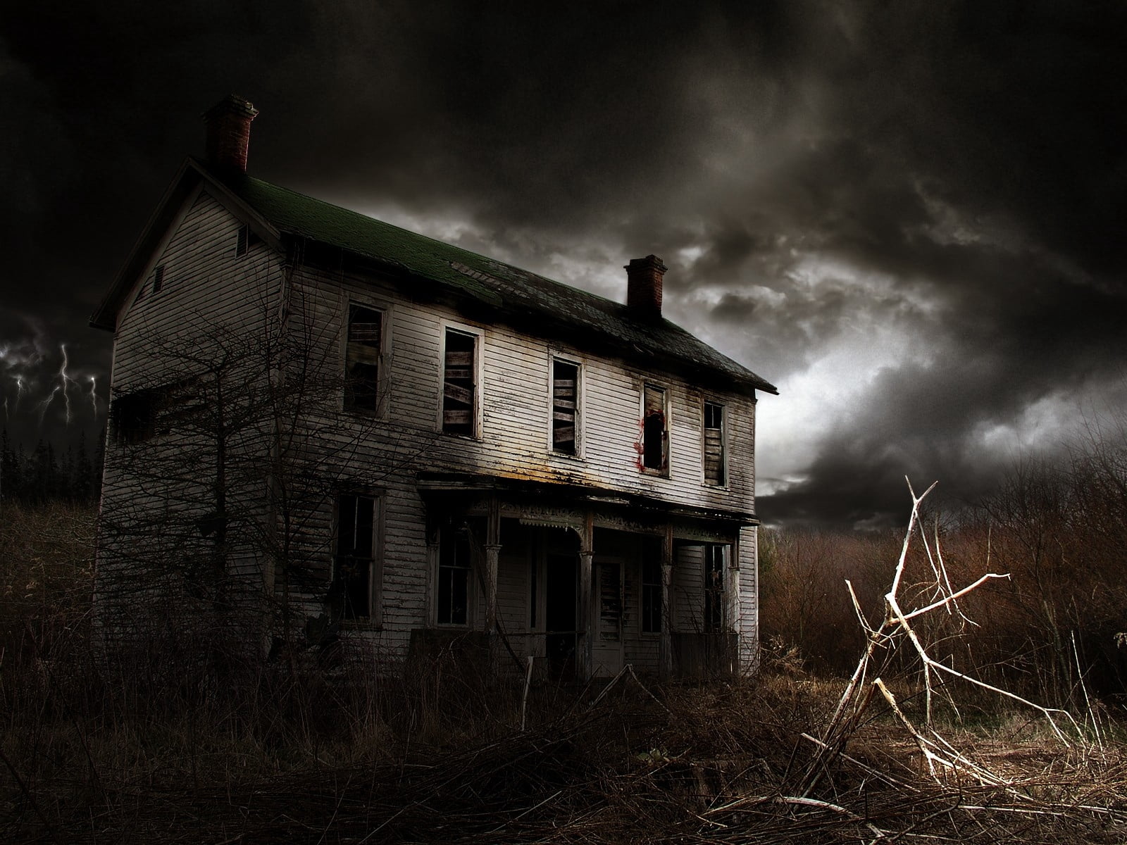 scenics, nature, non-Urban Scene, ghost Town, sky, storm, overcast, built Structure, clouds, white, residential district, 720P, house, absence, environment, HD Wallpaper