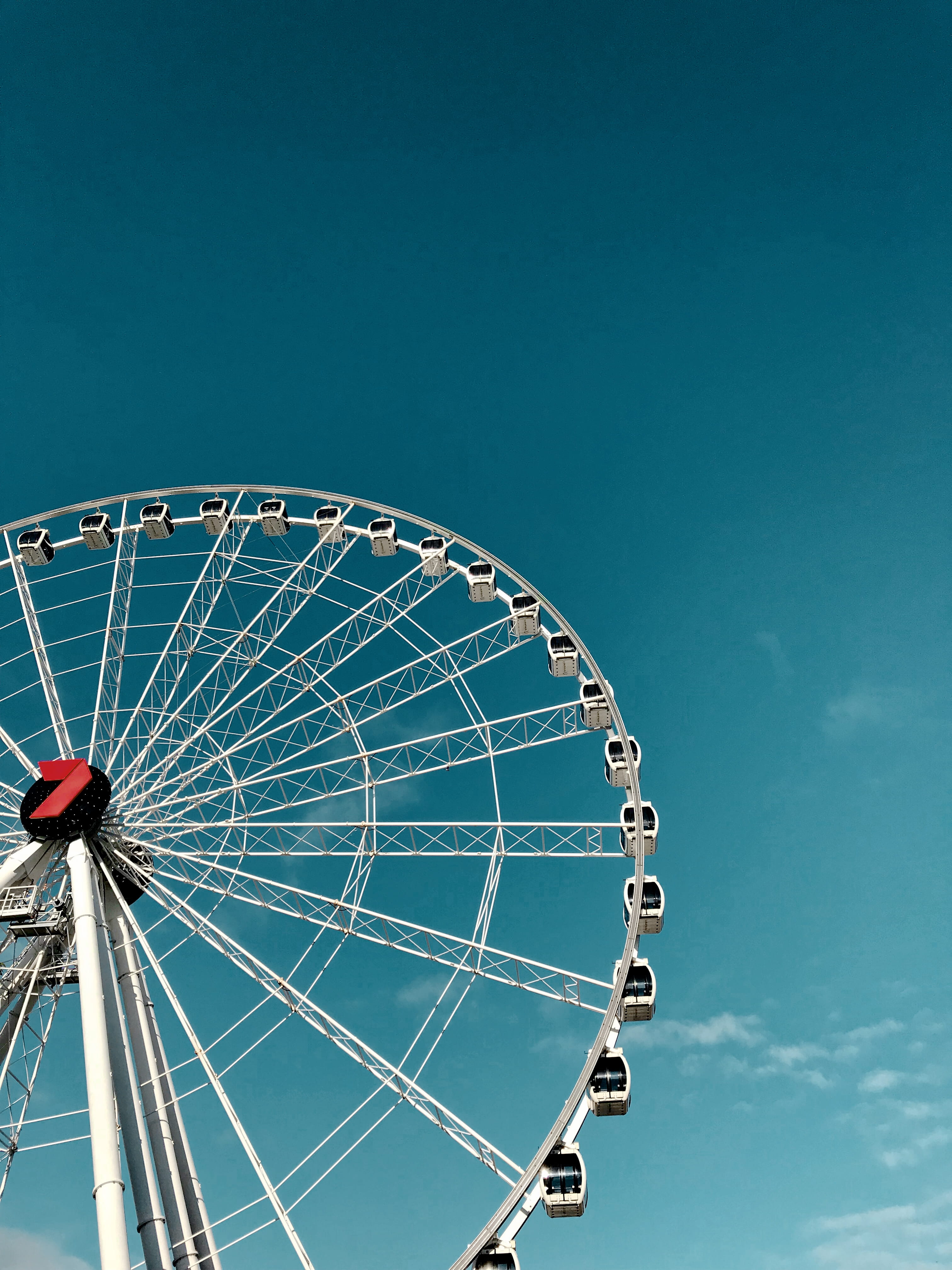 view, leisure activity, ferris, play, amusement park ride, brisbane, russell st, south brisbane, leisure activities, worm, structure, no people, australia, Phone HD Wallpaper