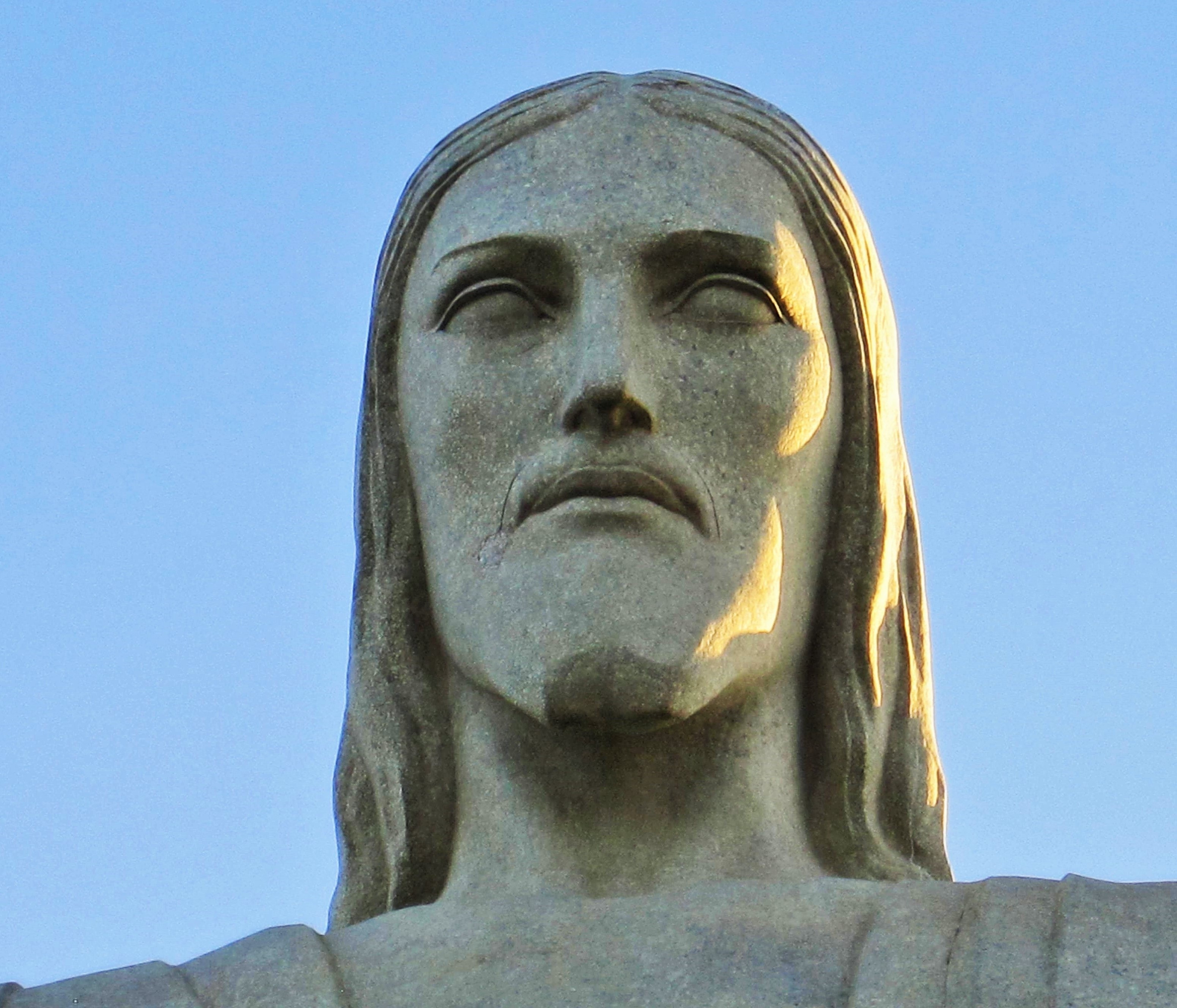 christ, building, jesus, belief, low angle view, monument, sky, 30 meter high statue, human representation, brazil, art and craft, representation, female likeness, HD Wallpaper