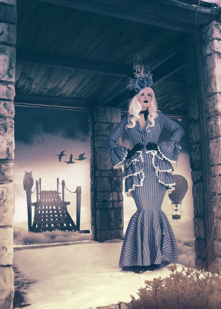 character design, women, digital art, photo montage, romance, 720P, Gothic, photo manipulation, artwork, book cover, poster, Phone HD Wallpaper