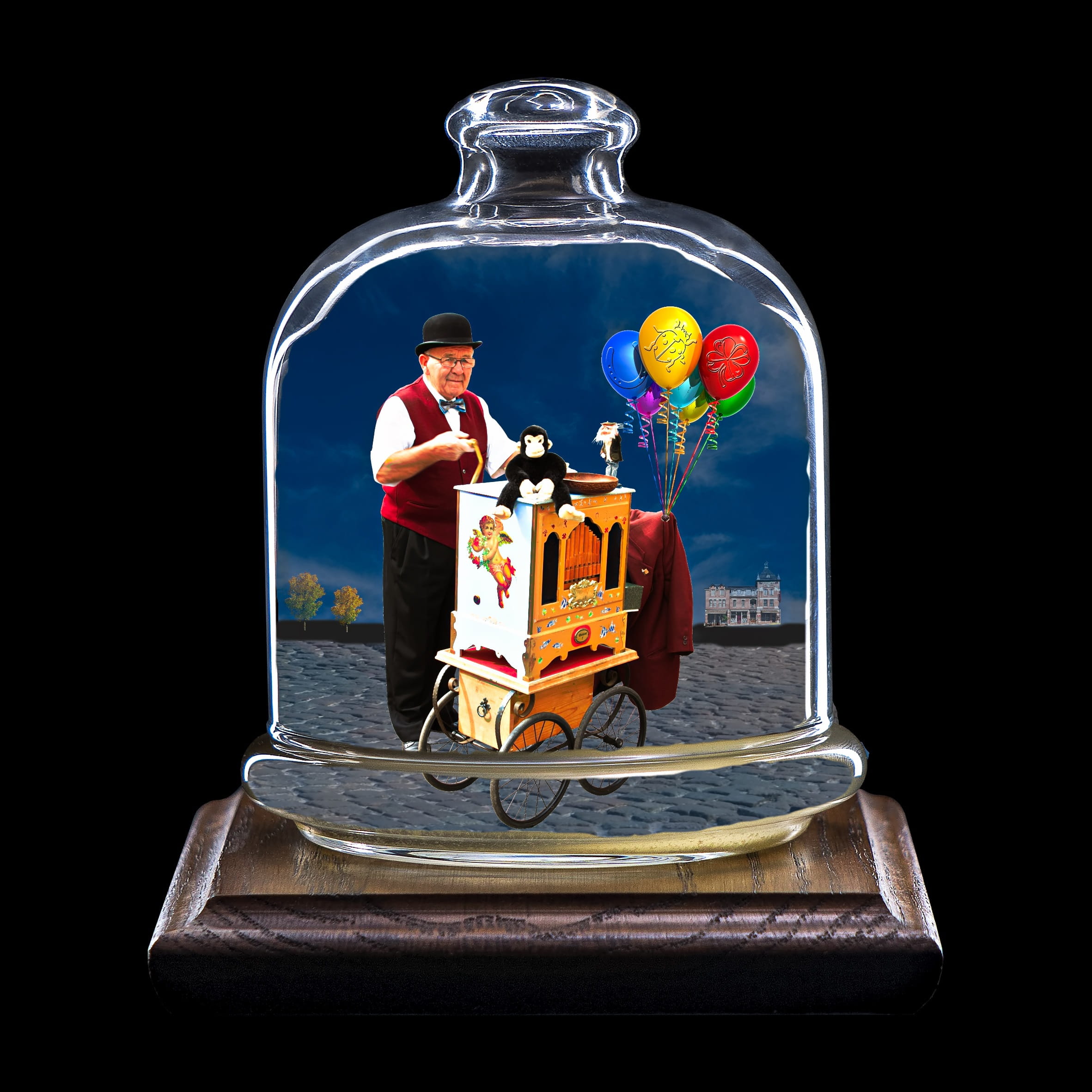creativity, sweet, glass - material, food, studio shot, celebration, still life, cake, 1080P, transparent, no people, fantasy, glass, digital photo montage, Phone HD Wallpaper