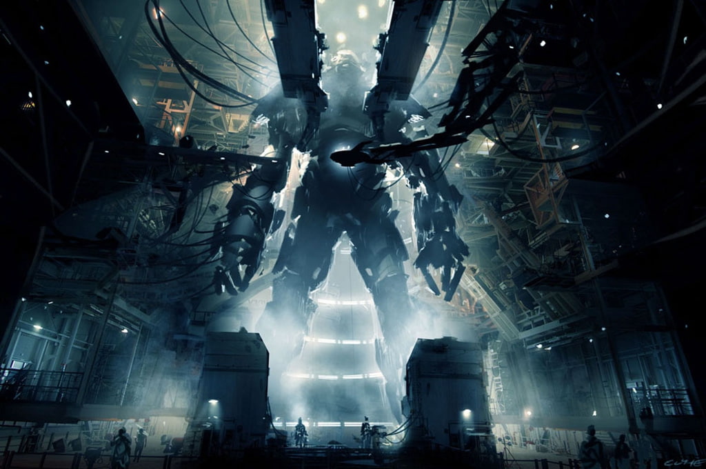 future, 480P, new, art, technology, hd, fantasy, Robots, Huge Machine, abstract, HD Wallpaper