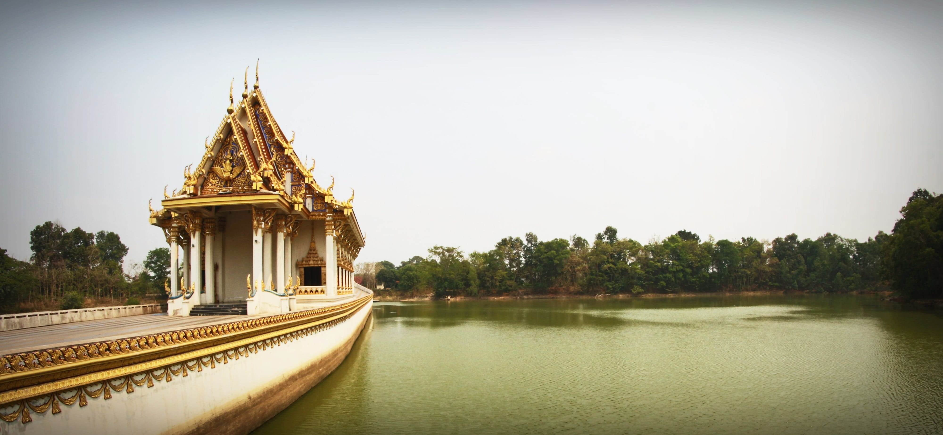 no people, built structure, belief, ornate, nature, Craft, architectural, decorative, suphannahong, design, boat, construction, ubonratchathani, style, HD Wallpaper