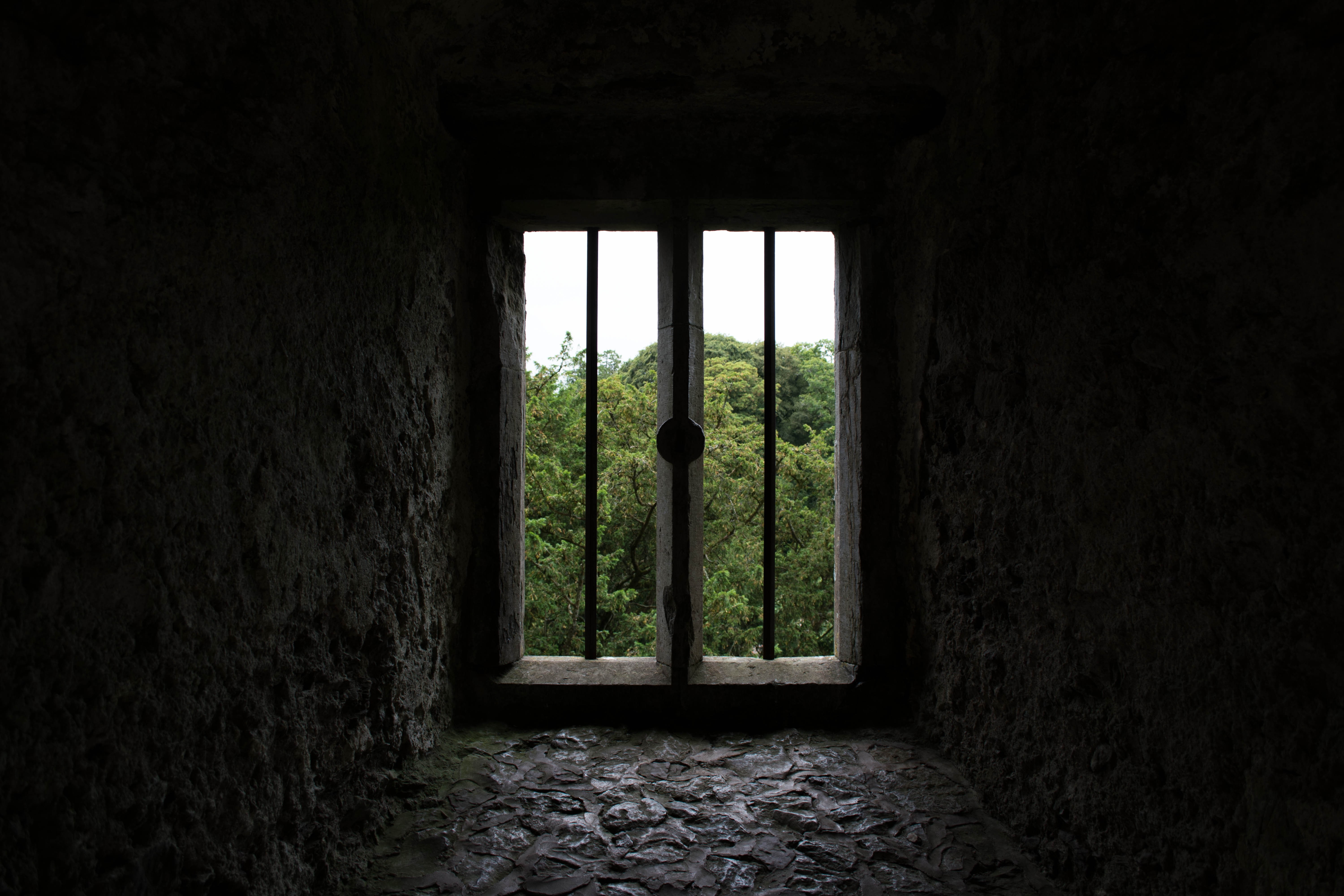 framed, window, glass, clear, chamber, black, white, wooden, 5K, HD Wallpaper