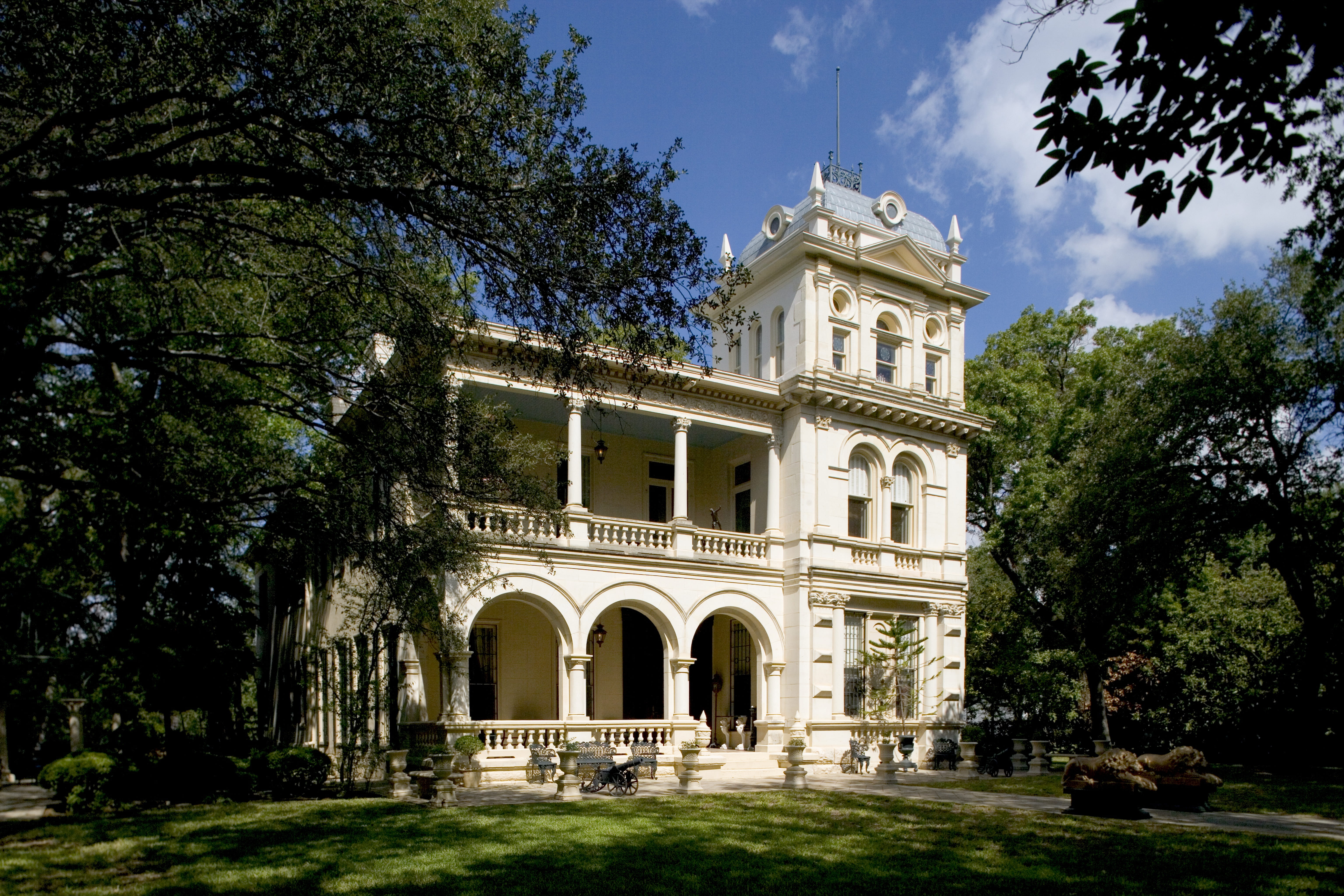 america, home, storey, usa, manor house, outdoors, low angle view, residence, built structure, texas, the past, gray, san antonio, history, day, property, HD Wallpaper