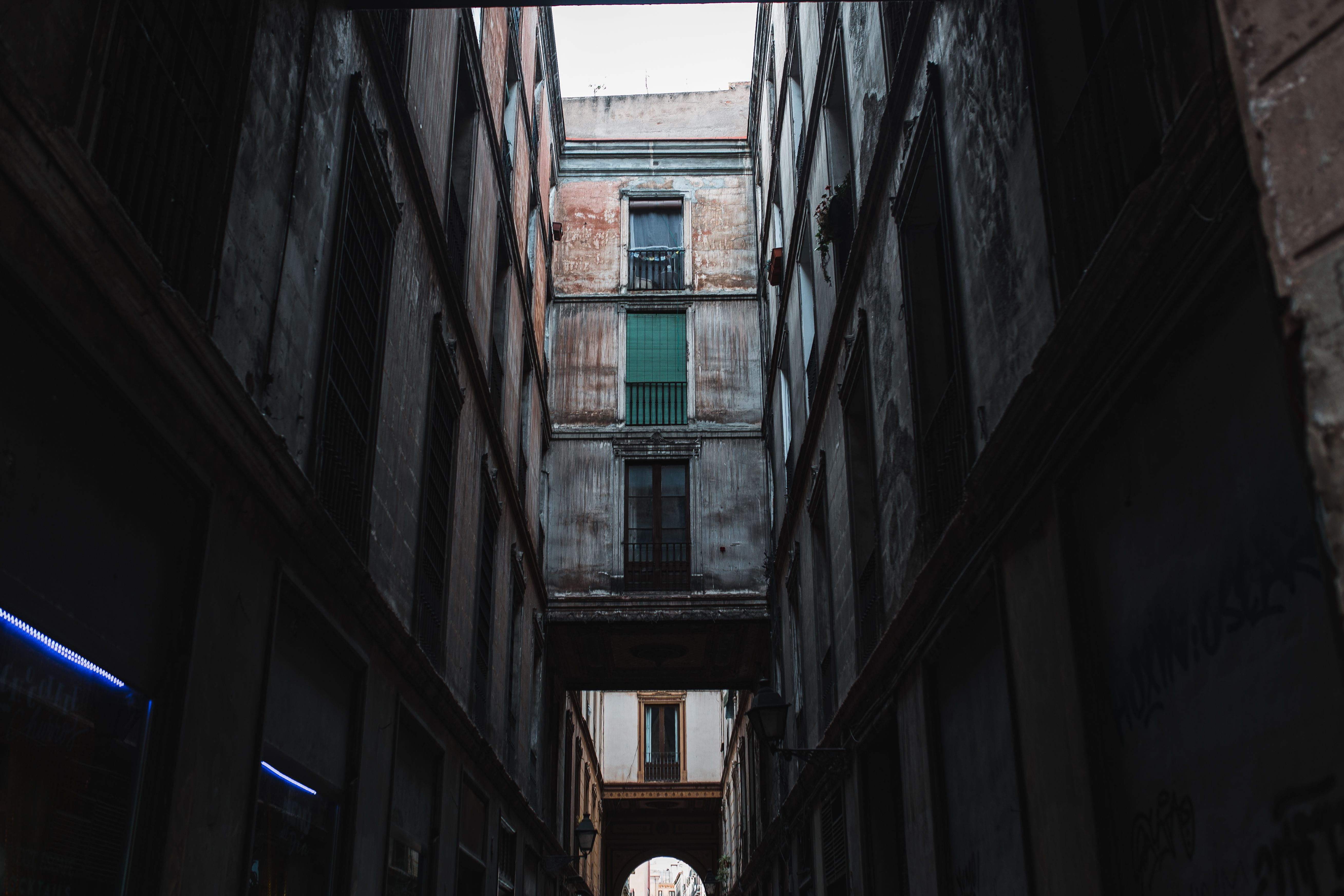 built structure, day, spain, outdoors, 5K, no people, sky, apartment, history, window, building exterior, city, travel, low angle view, architecture, tall - high, HD Wallpaper