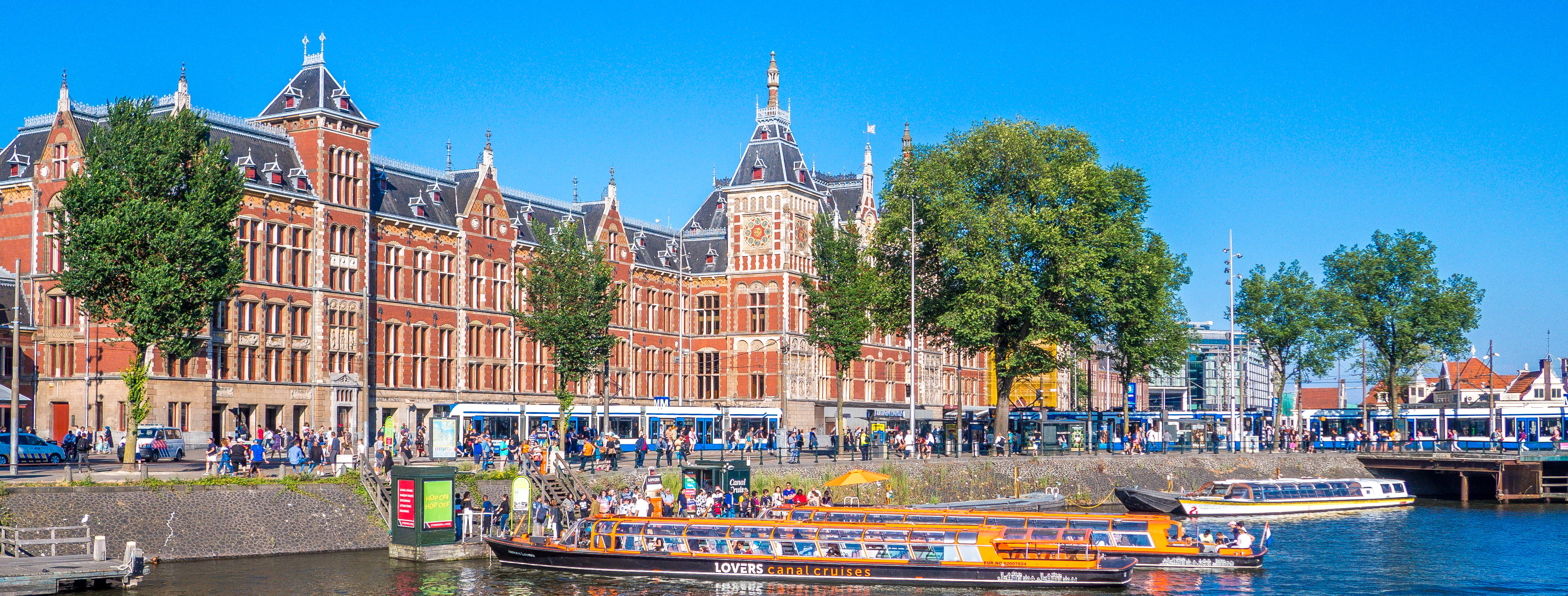 building exterior, sky, amsterdam centraal, cs, history, built structure, architecture, passenger craft, travel, water, nature, tower, amsterdam, building, HD Wallpaper