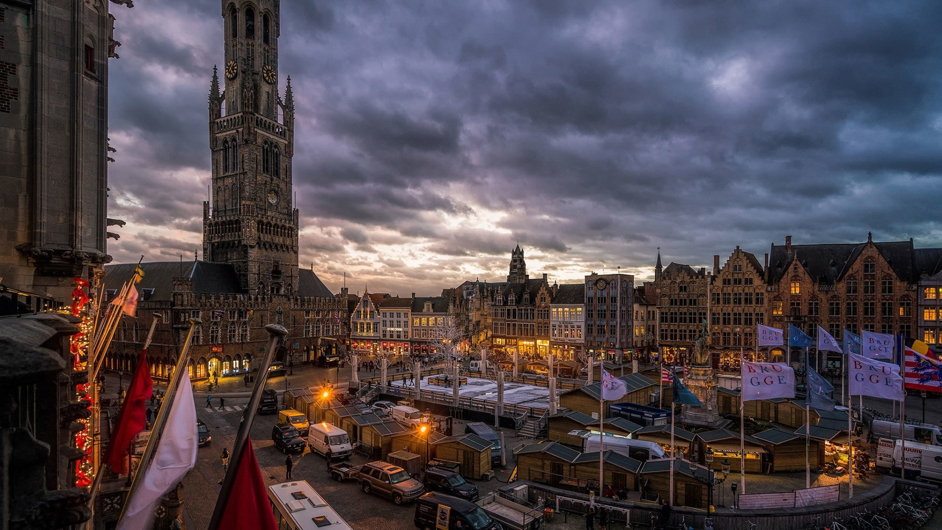 bruges, 1080P, HD Wallpaper
