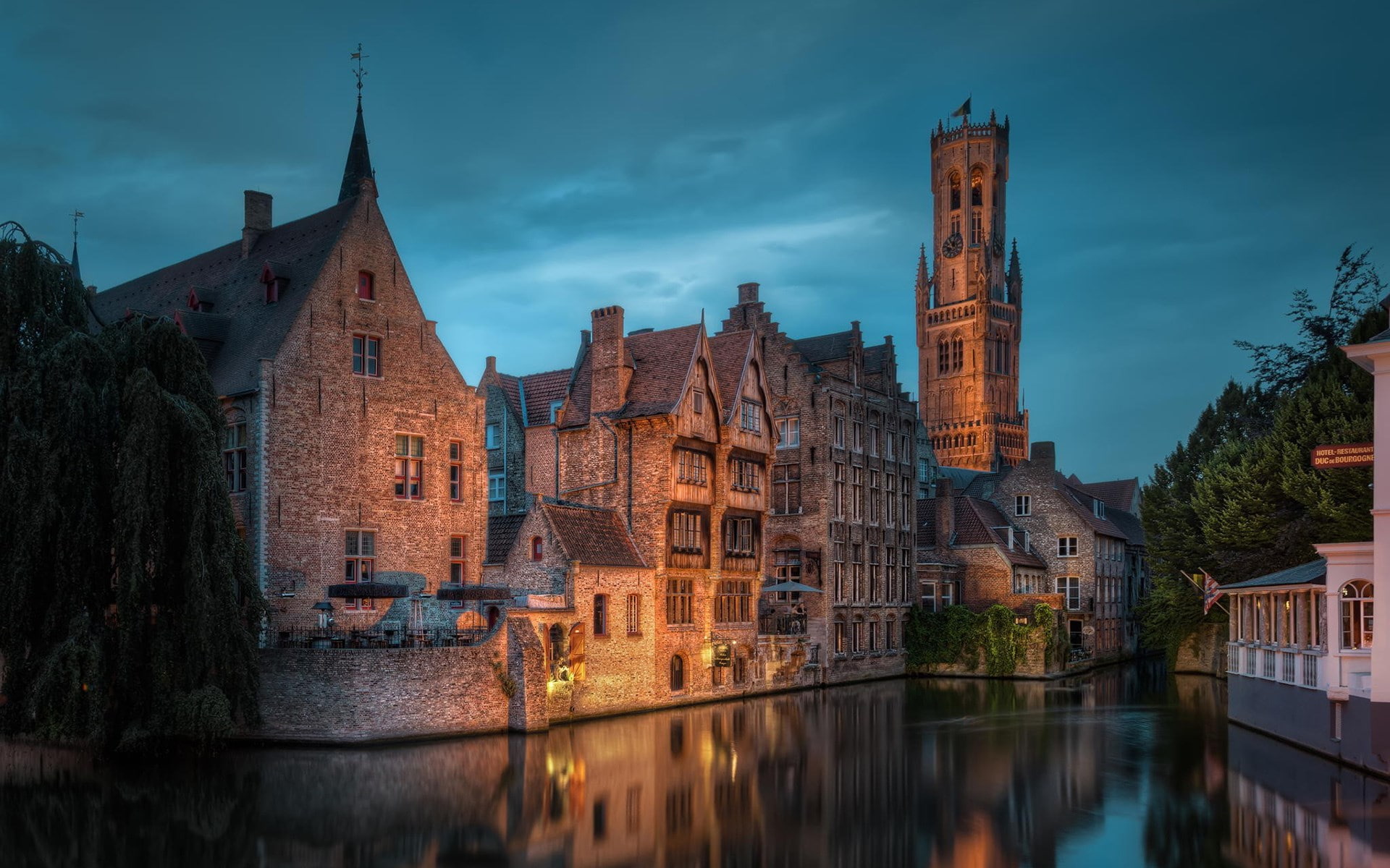 bruges, 1080P, HD Wallpaper