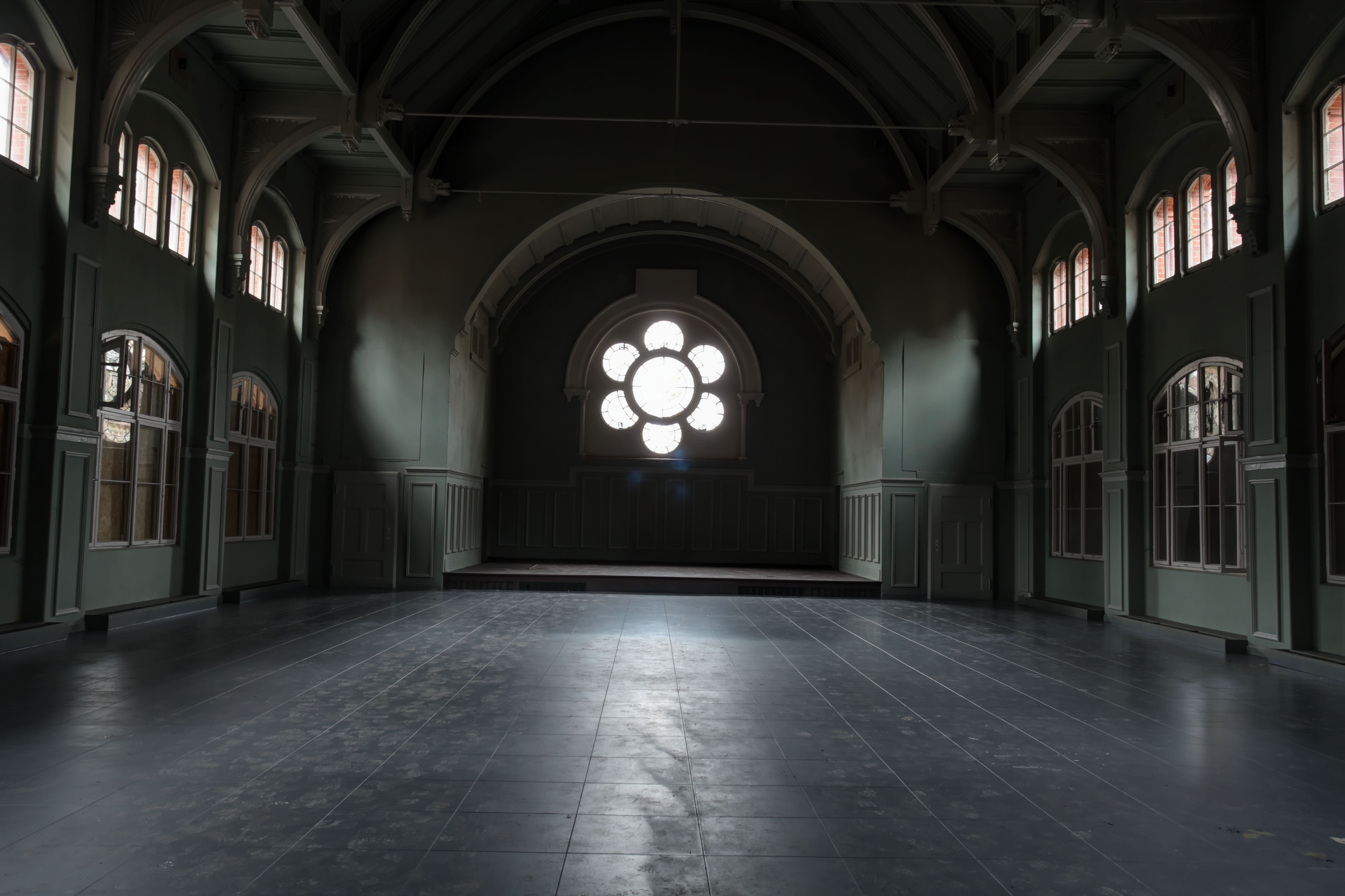 place of worship, lost places, lapsed, history, arcade, direction, lost, arch, abandoned, places, arched, wild, beelitz, indoors, ailing, tiled floor, ceiling, HD Wallpaper