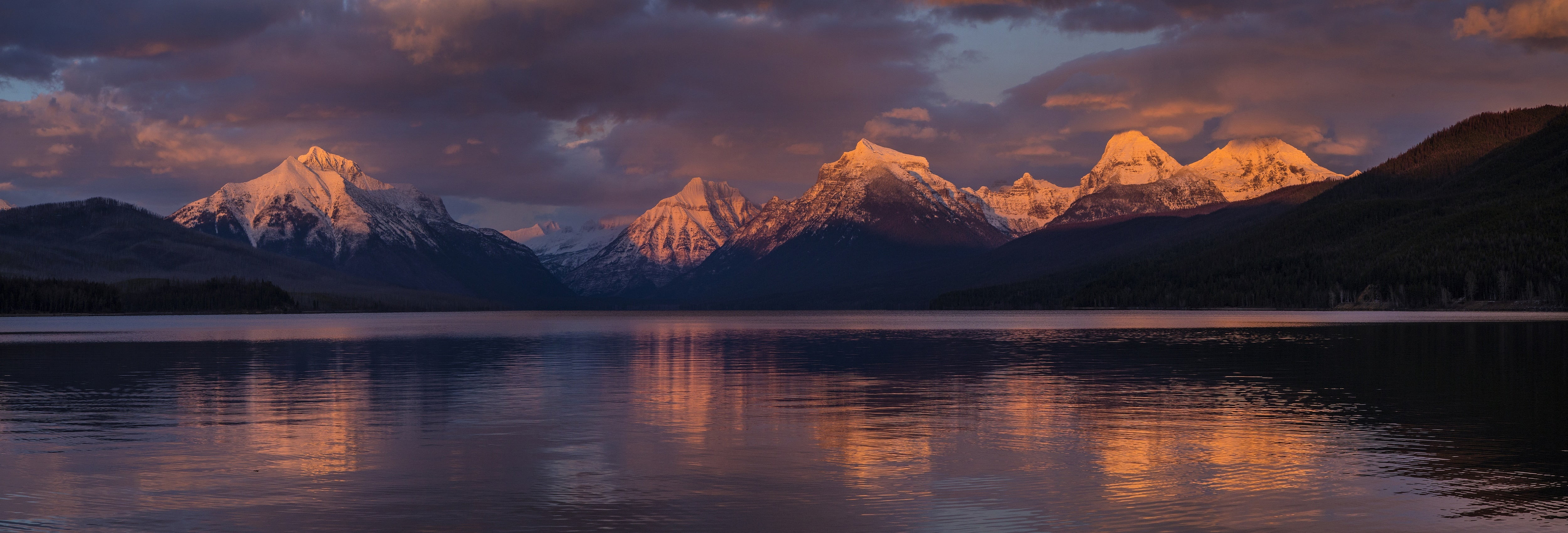 sunset, cloud - sky, landscape, sky, lake, travel, no people, mountains, water, scenics - nature, mountain, scenics, body, reflection, scenic, photography, HD Wallpaper