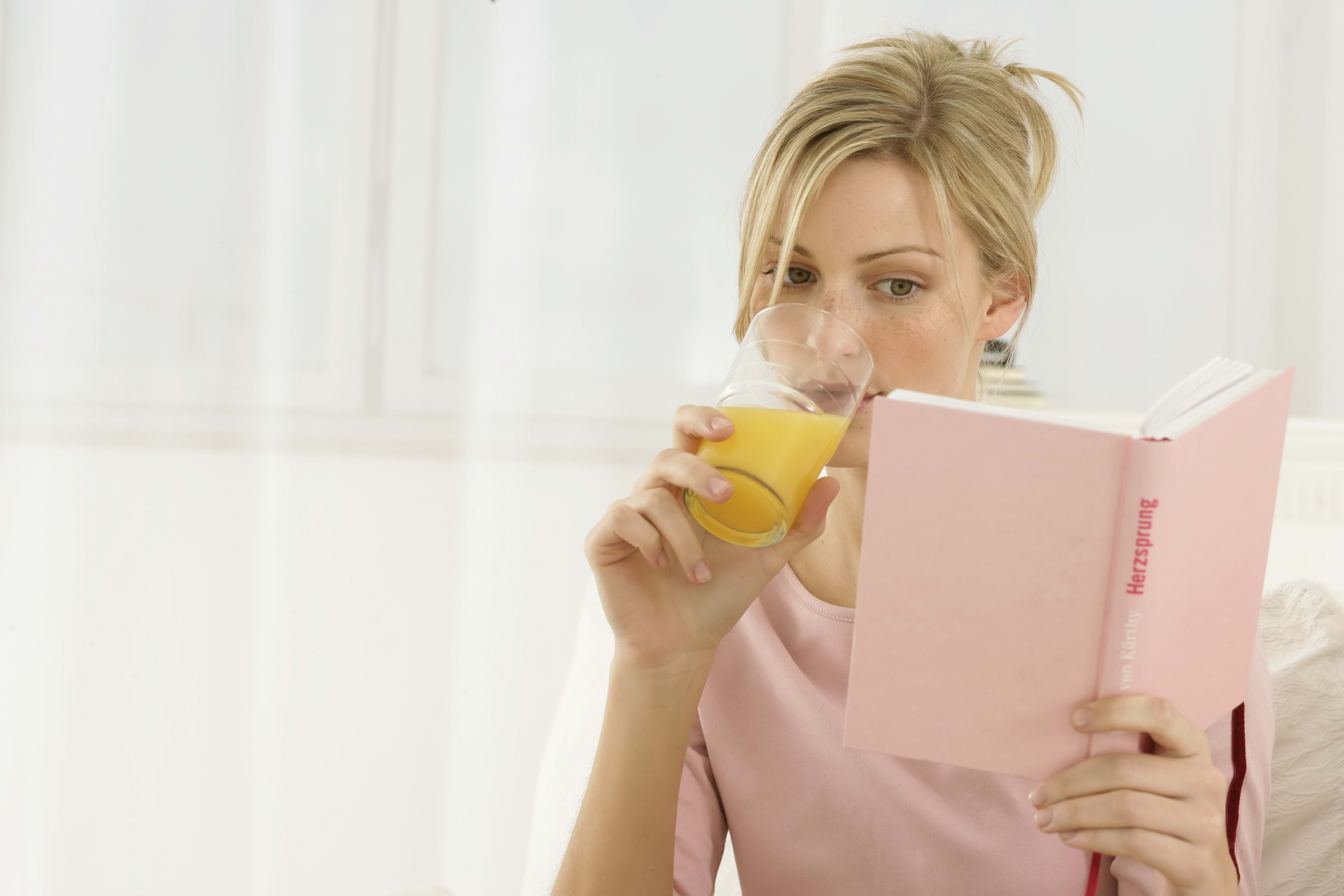 activity, girl, domestic Life, cup, holding, one Young Woman Only, comfortable, drinking, books, orange Juice, hairstyle, people, domestic Room, neck, caucasian Ethnicity, HD Wallpaper