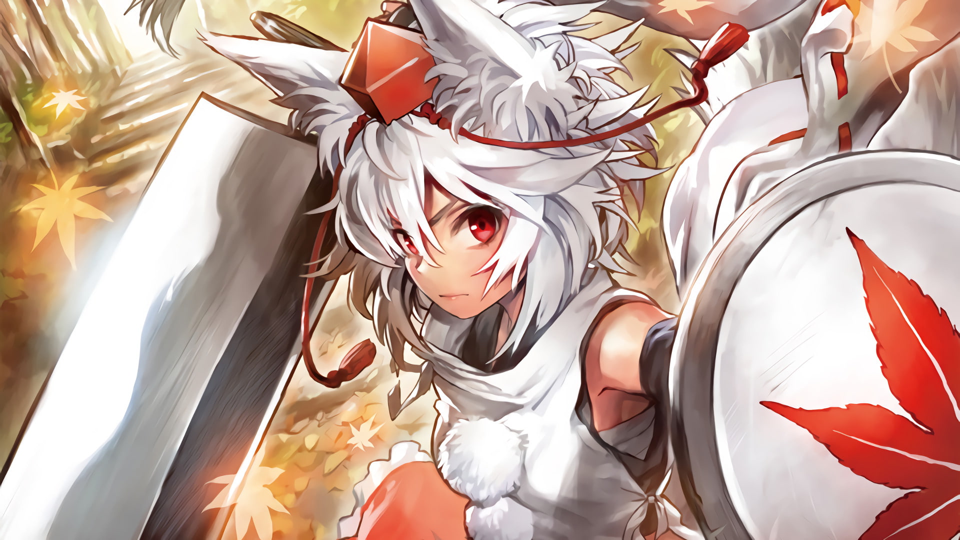 Momiji Inubashiri, Touhou, 1080P, Anime, HD Wallpaper
