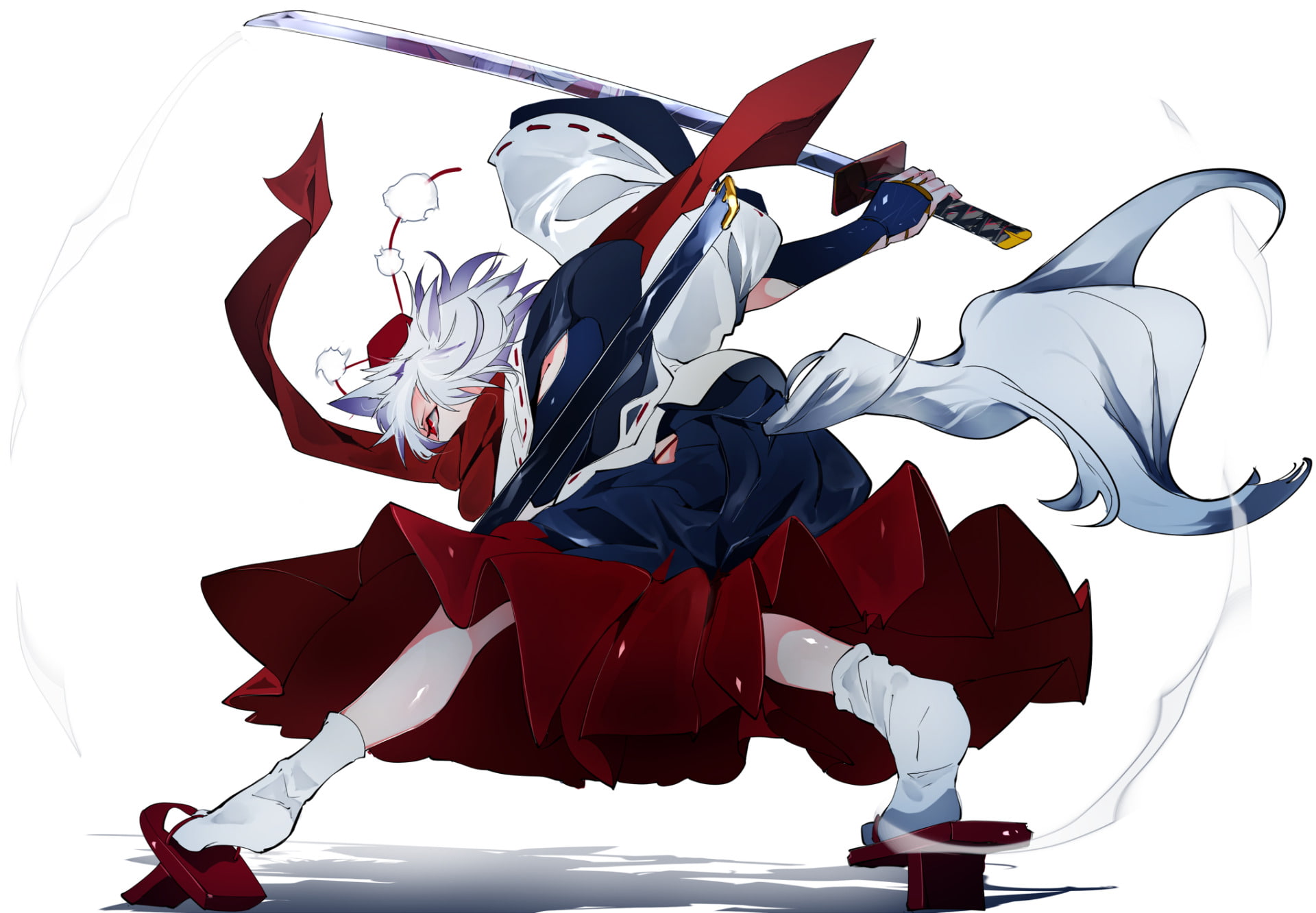 1080P, Anime, Touhou, Momiji Inubashiri, HD Wallpaper