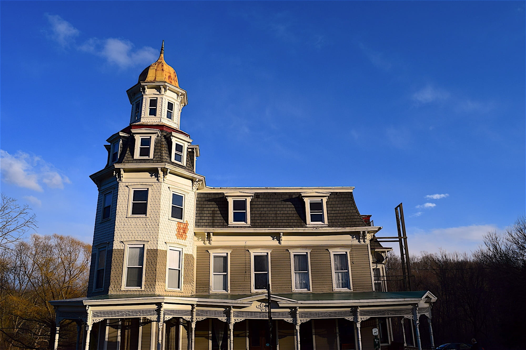 nature, mansion, property, history, travel destinations, tower, built structure, apartment, sky, structure, suburbs, residential district, exterior, the past, HD Wallpaper