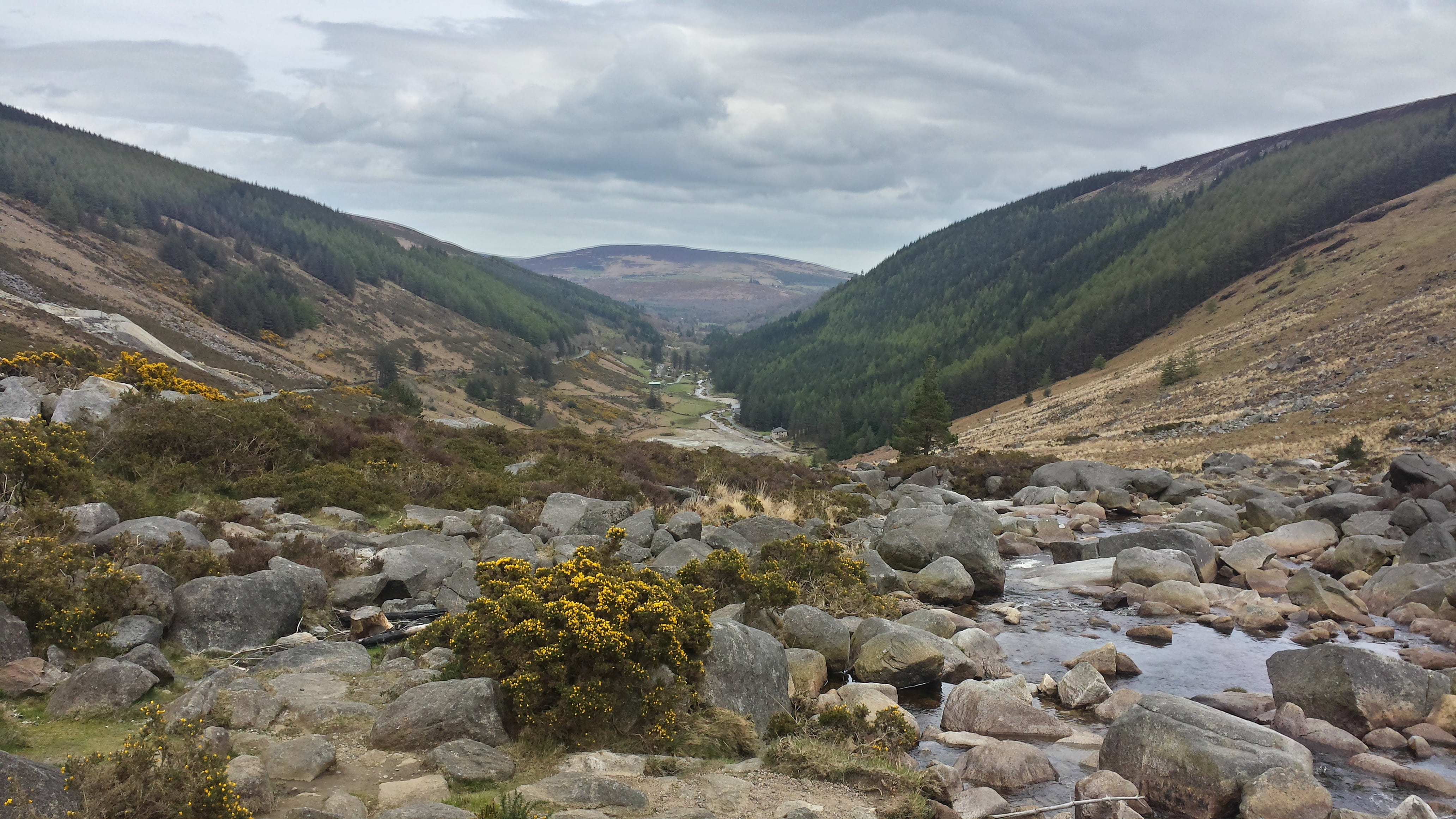 landscape, rio, vegetation, rock, beauty in nature, places, rock - Object, no people, nature, lake, environment, scenics, mato, ireland, stones, quiet, HD Wallpaper
