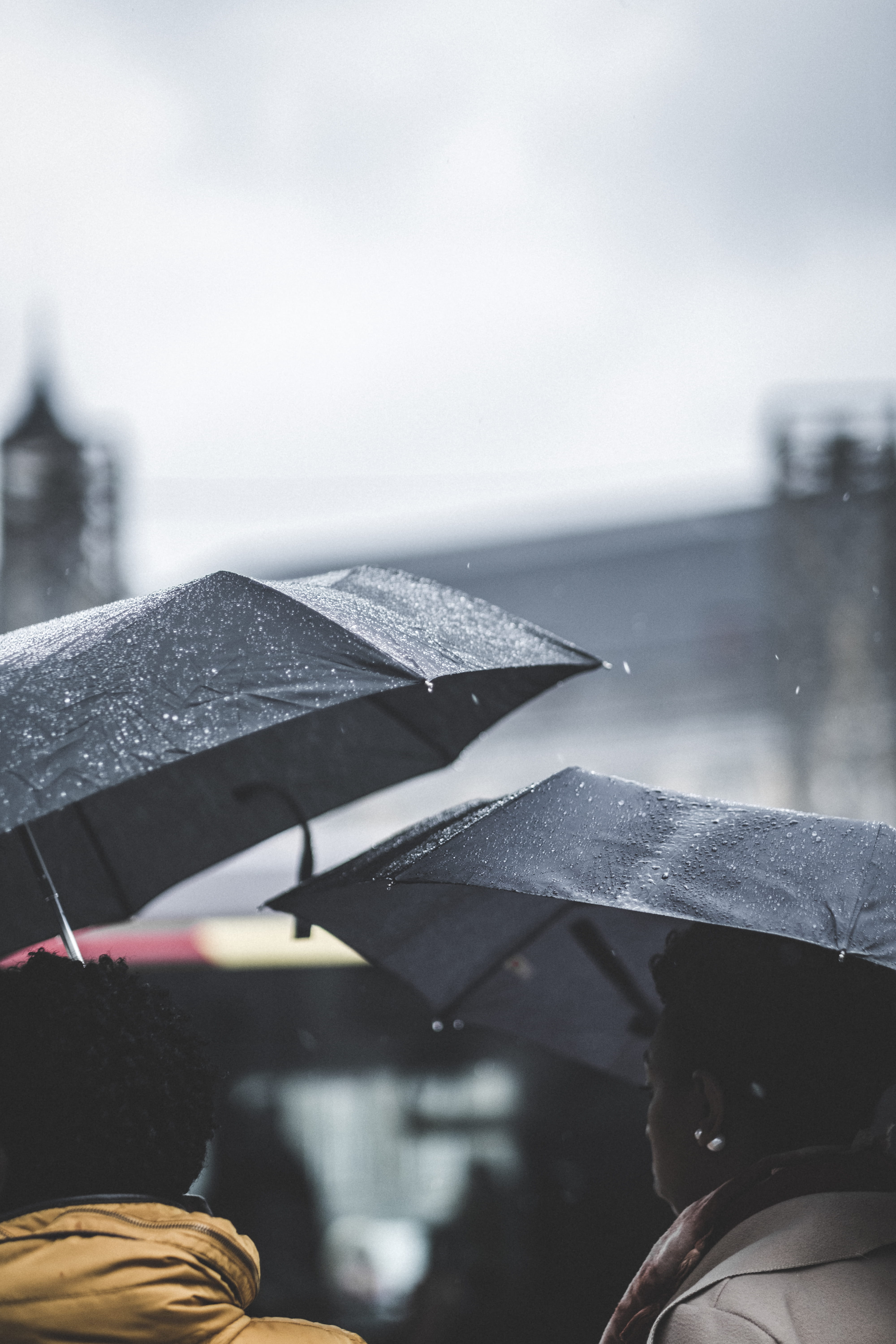 one Person, pedestrian, focus, storm, overcast, day, meteorology, weather, outdoors, 5K, world, adult, black, urban, young Adult, city, umbrella, streetphotography, Phone HD Wallpaper