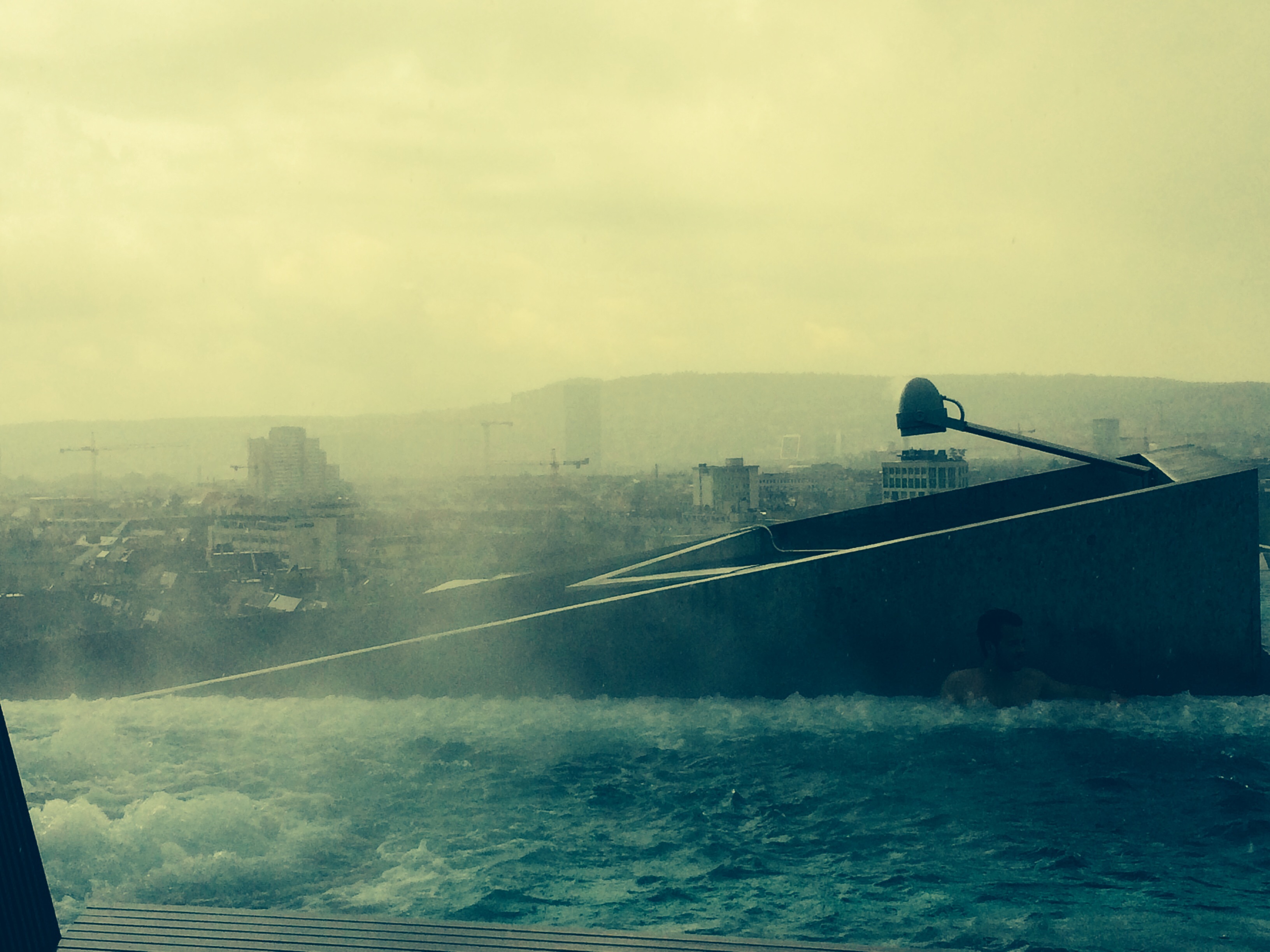 built structure, day, cloud - sky, architecture, nautical vessel, zurich, sky, motion, grey, apocalypse, trist, water, foggy, outdoors, rain, connection, HD Wallpaper