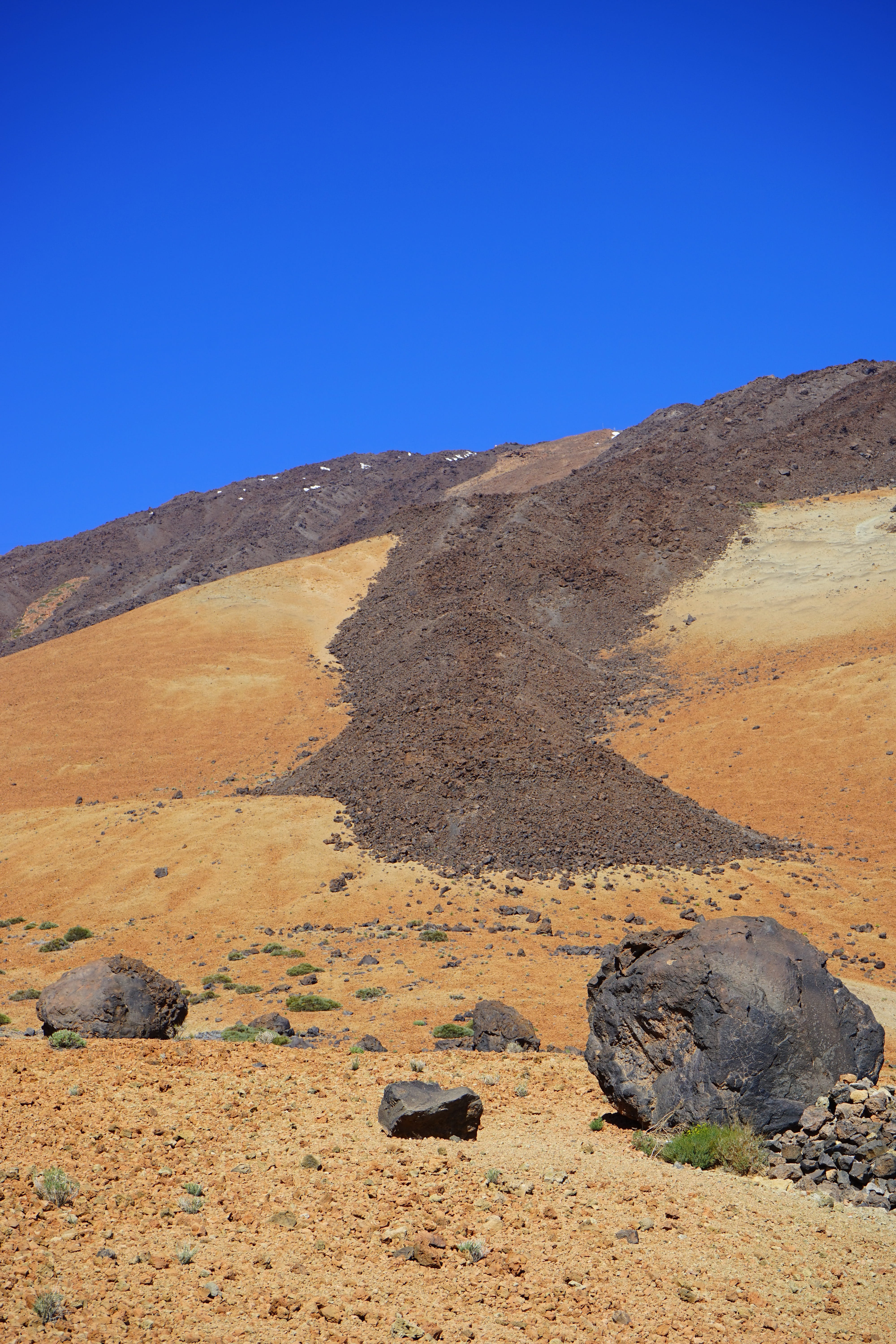 sky, volcanic bomb, clear sky, no People, scenics, physical geography, landscape, lunar landscape, stone bomb, beauty in nature, rocks, formation, extreme Terrain, Phone HD Wallpaper