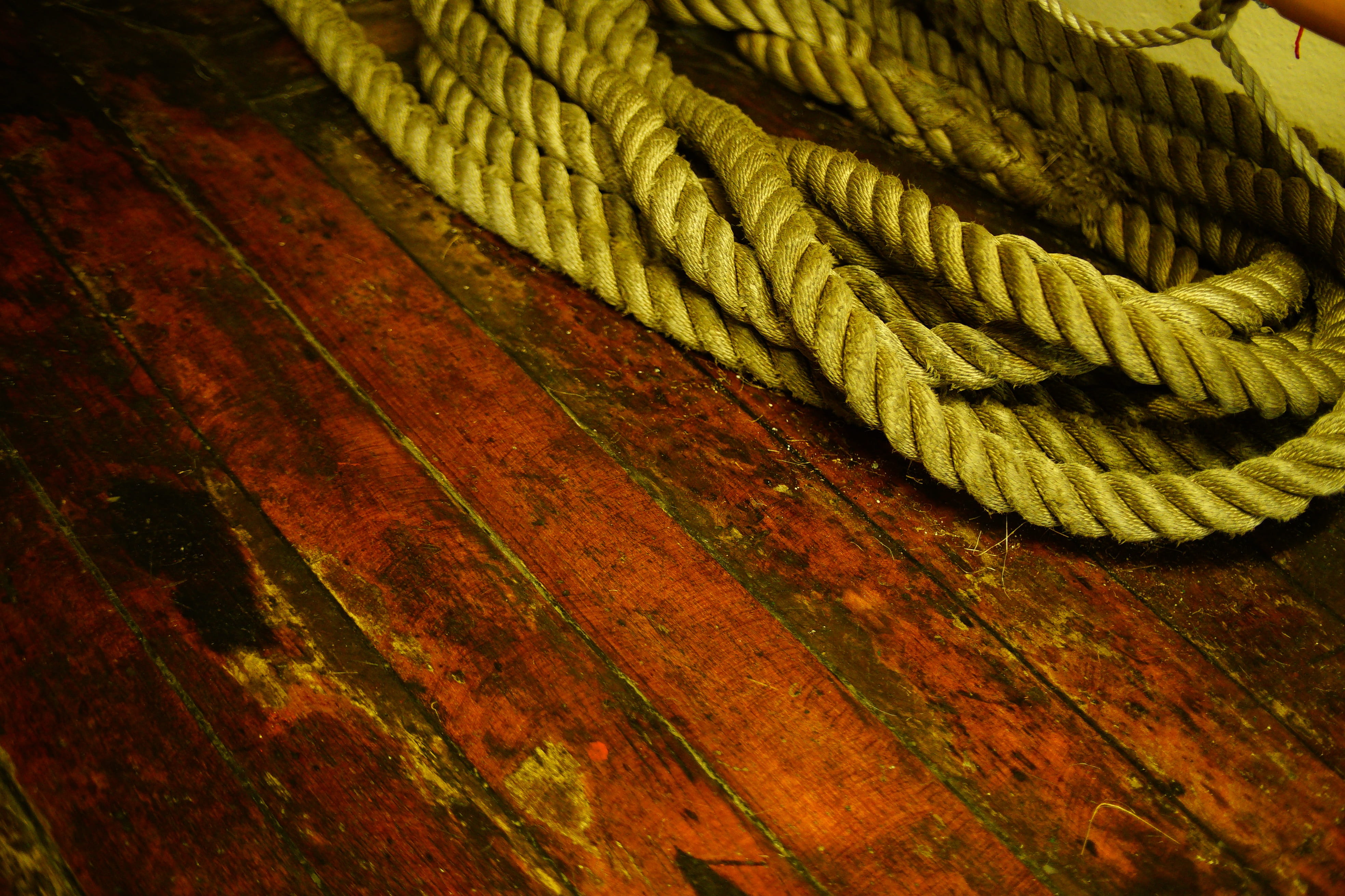 plank, wood, rough, beautiful, green color, brown, creative, partial, background, pattern, old, no people, texture, shape, wooden, close-up, table, rope, HD Wallpaper