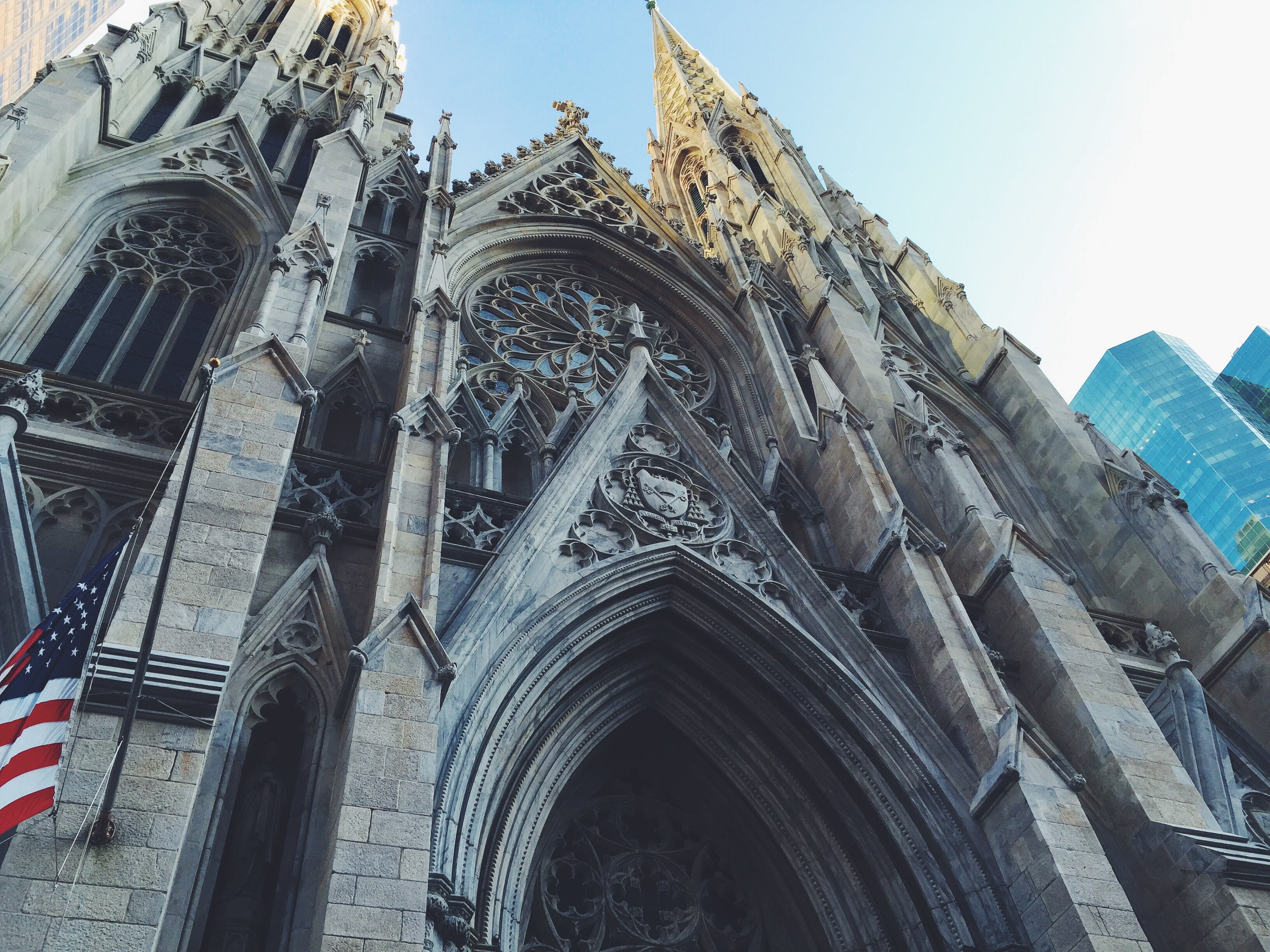 history, building, building exterior, church, perspective, tower, travel destinations, architectural column, spirituality, ornate, ancient, day, outdoors, HD Wallpaper