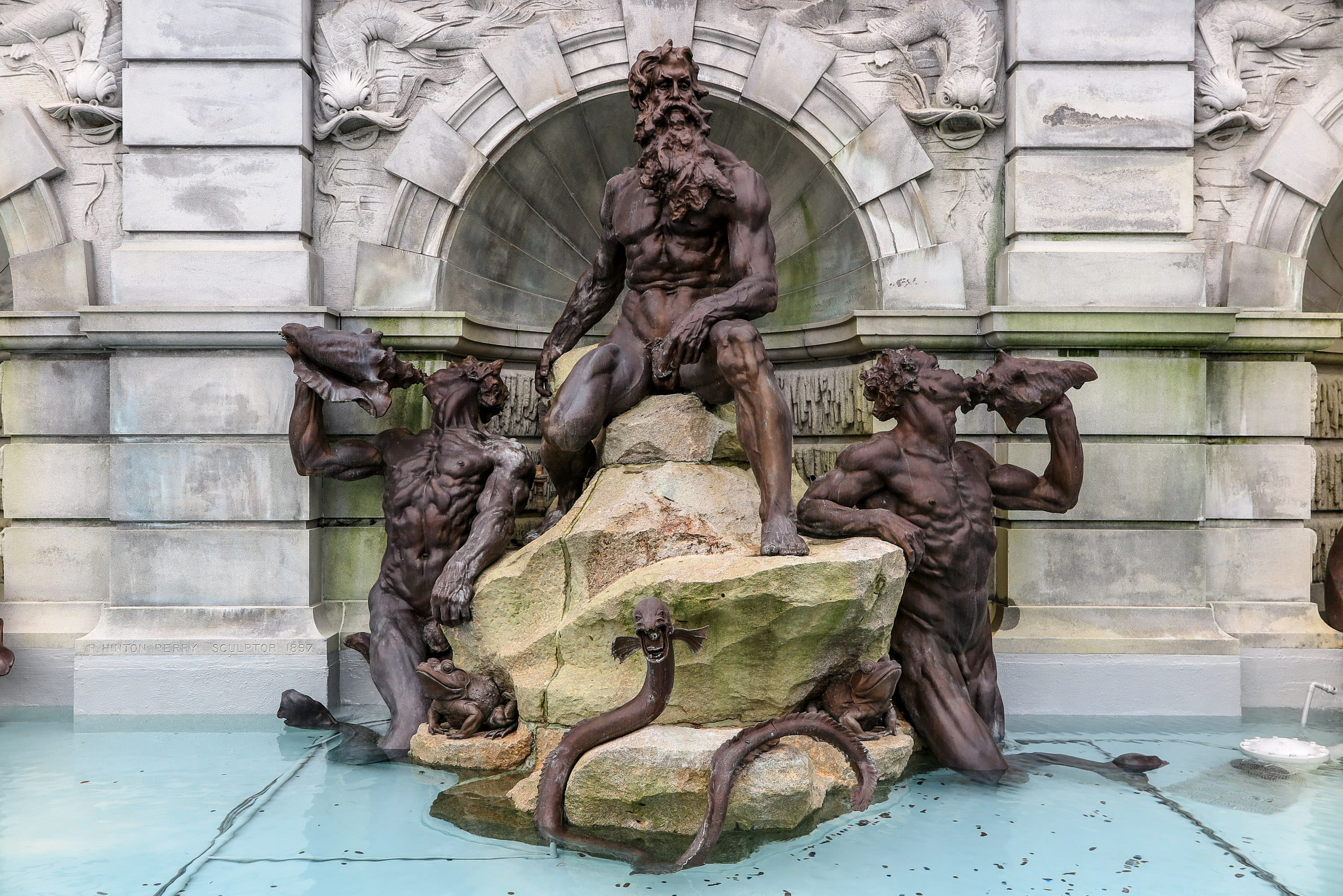 figures, representation, library of congress, human representation, carving - craft product, sculpture, 2K, no people, creativity, us capitol, washington, HD Wallpaper