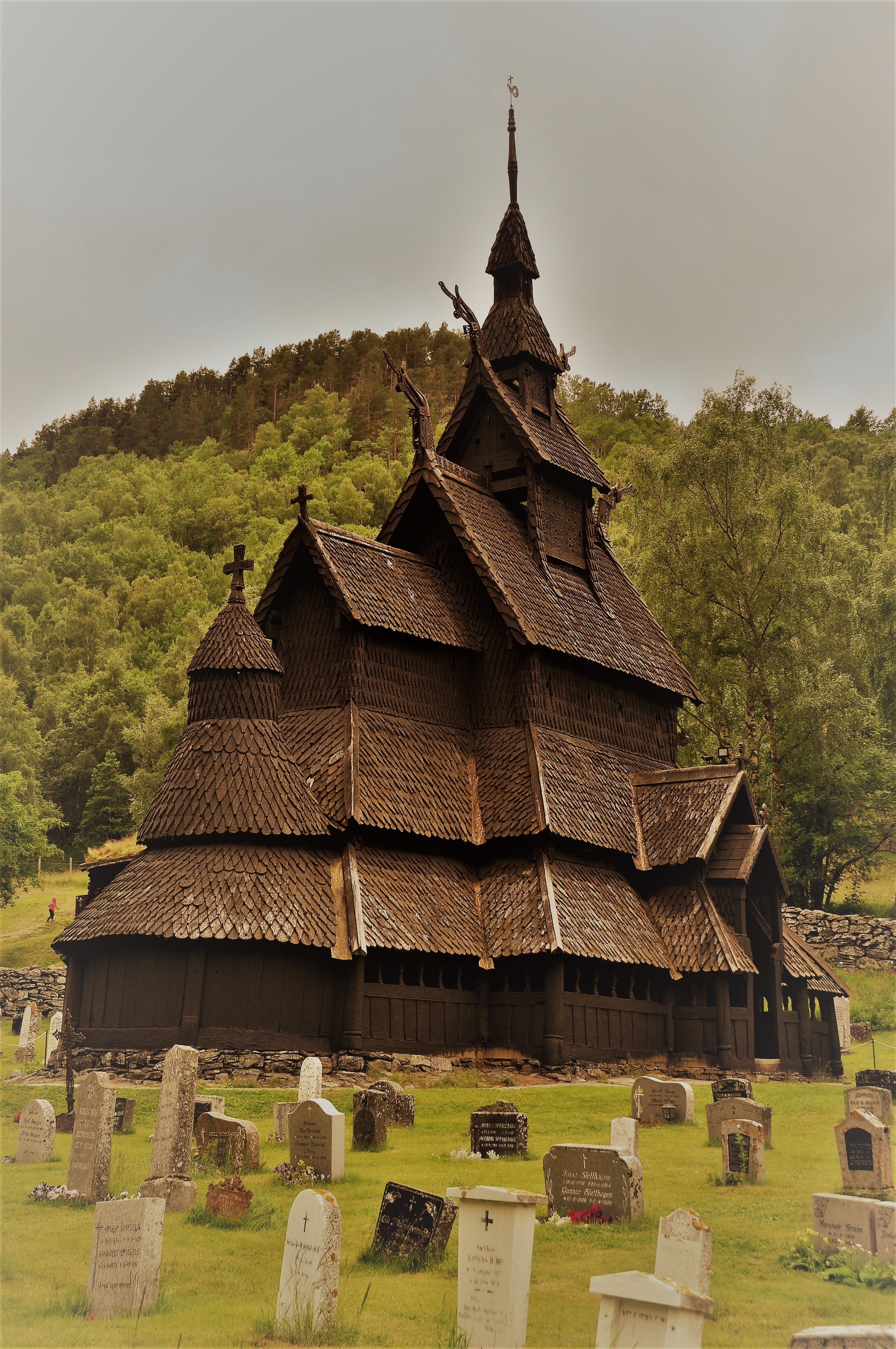architecture, famous, places of interest, stave church, history, spirituality, built structure, old, grass, construction, cultures, building exterior, nature, Phone HD Wallpaper