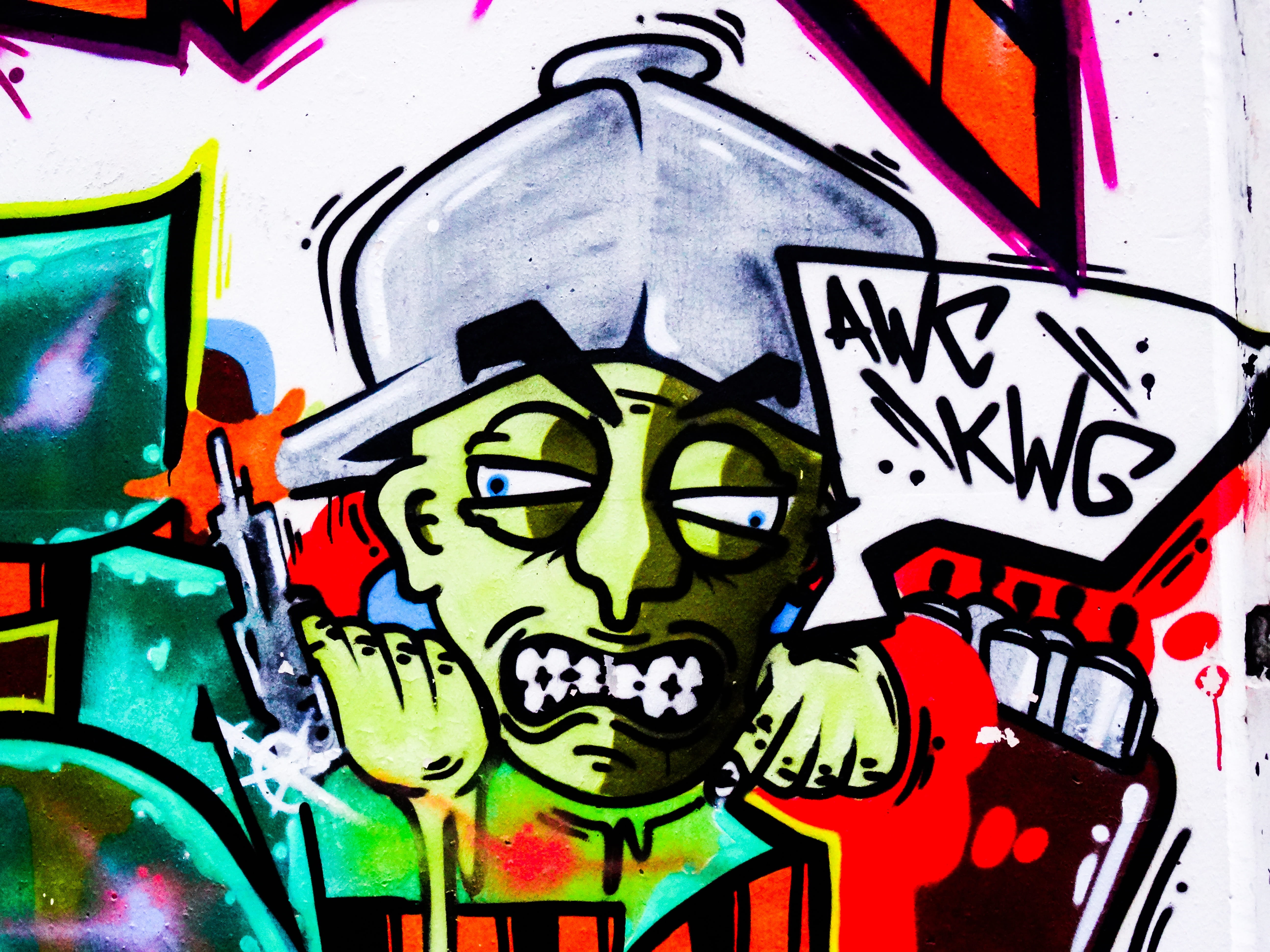 street art, communication, red, emotion, 5K, spray, decoration, Graffiti, facade, marijuana - herbal cannabis, mural, wall painting, night, wall - building feature, HD Wallpaper