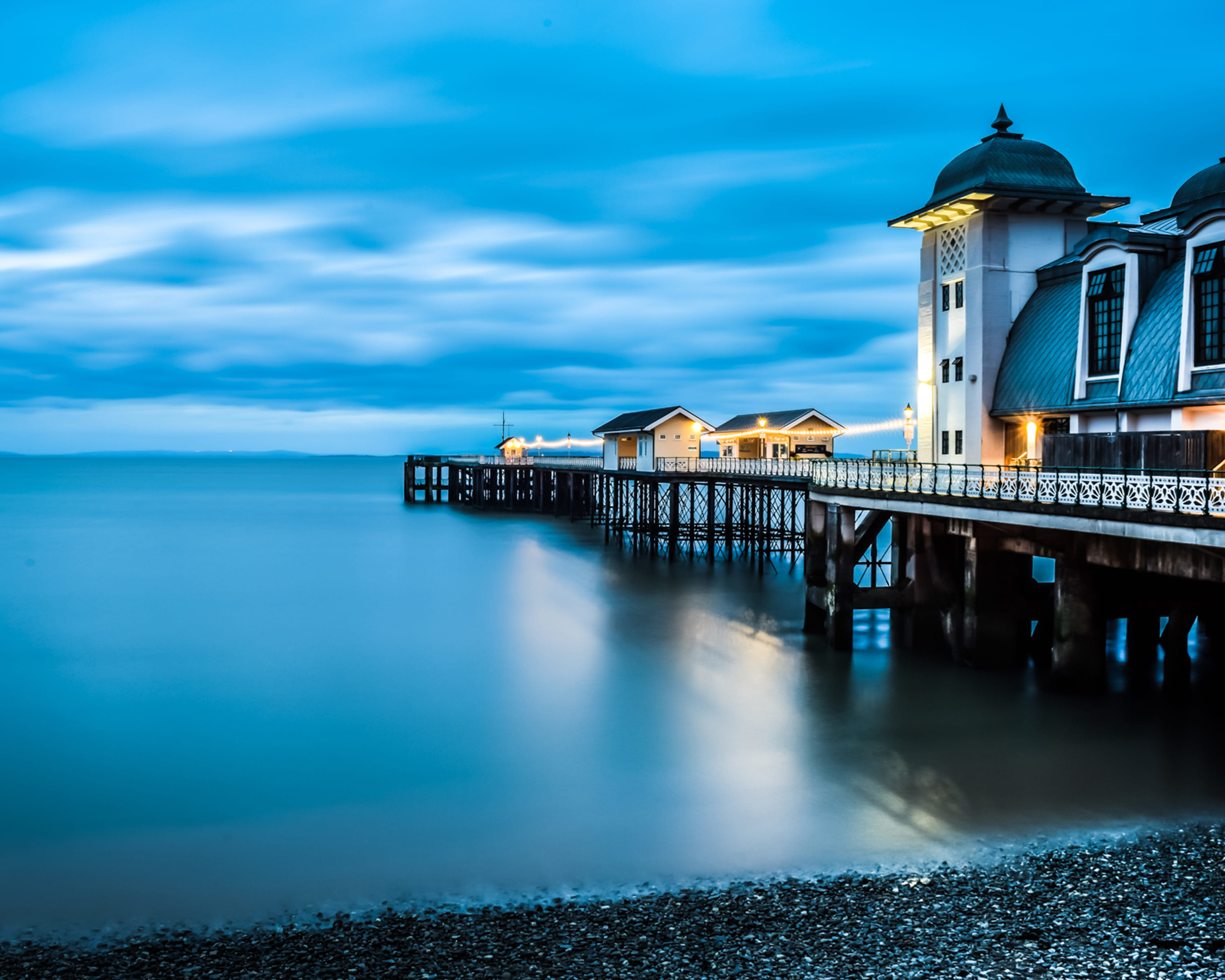 brown, dock, pier, horizon over water, nature, near, beauty in nature, bridge, cloud, daytime, building exterior, land, no people, scenics - nature, house, HD Wallpaper