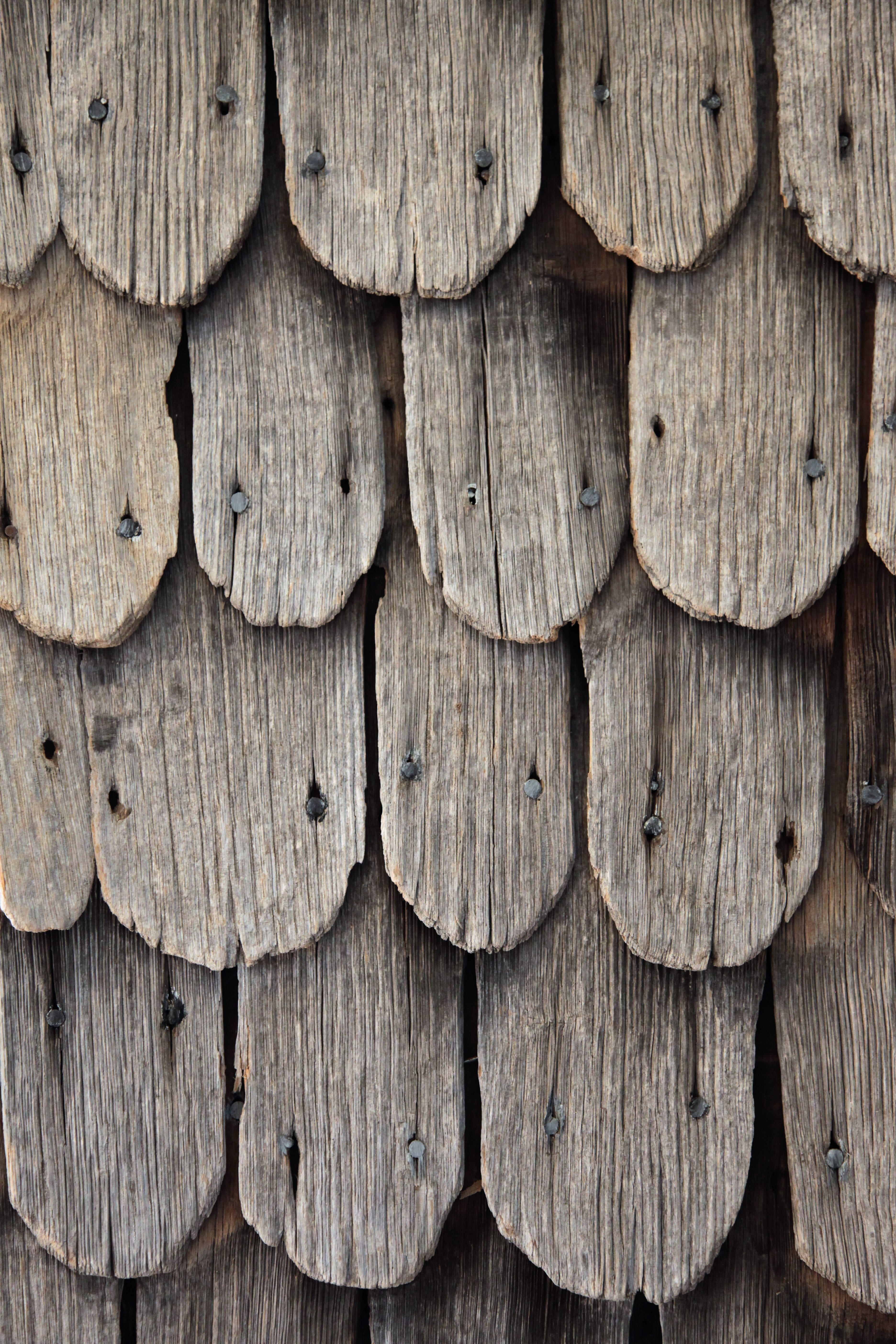 grain, wood, large group of objects, weathered, pattern, old, textured, protection, full frame, timber, shingle, rough, wood shingles, outdoors, abundance, Phone HD Wallpaper