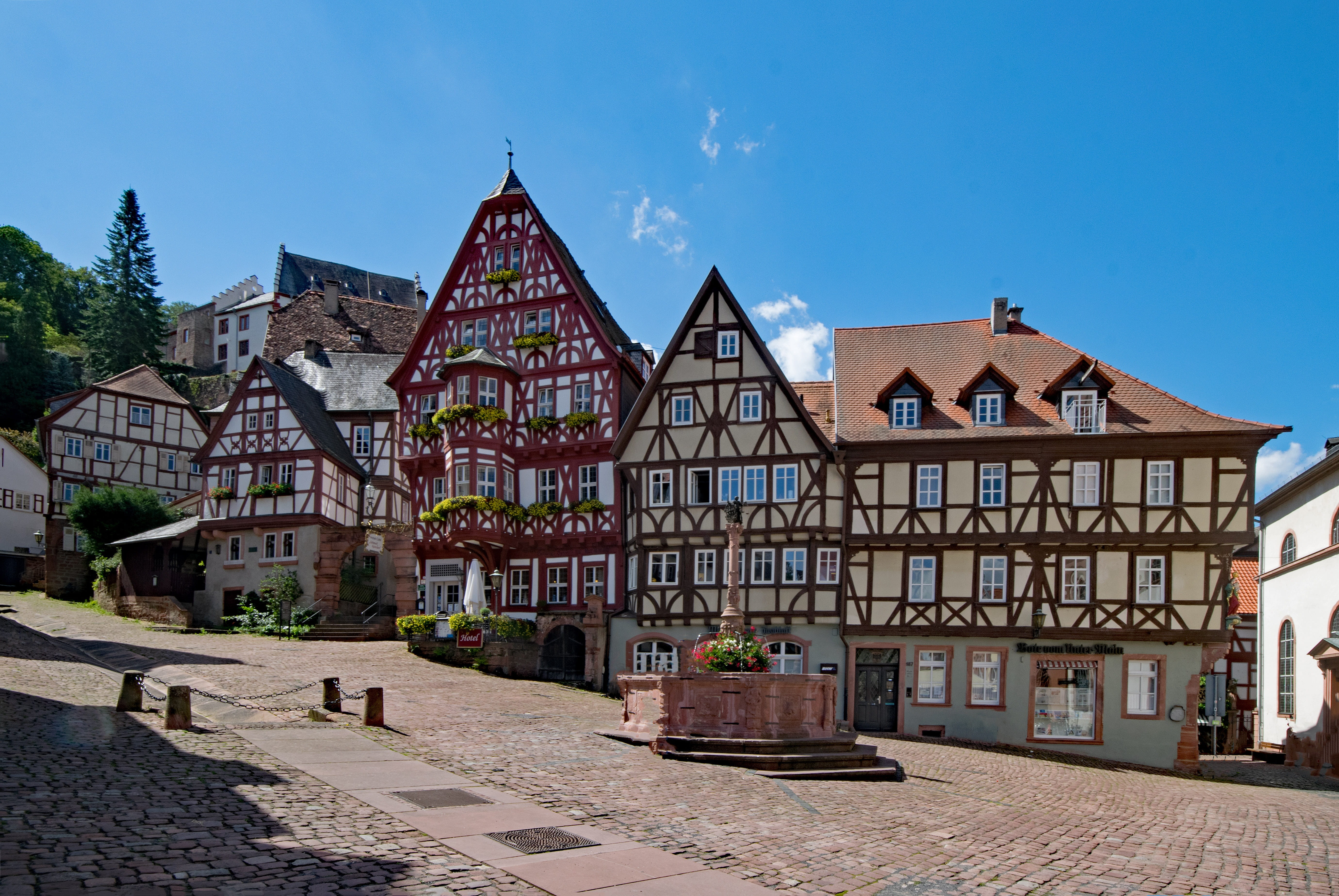 window, city, 5K, history, travel destinations, town, lower franconia, miltenberg, day, old building, nature, germany, fachwerkhaus, places of interest, HD Wallpaper