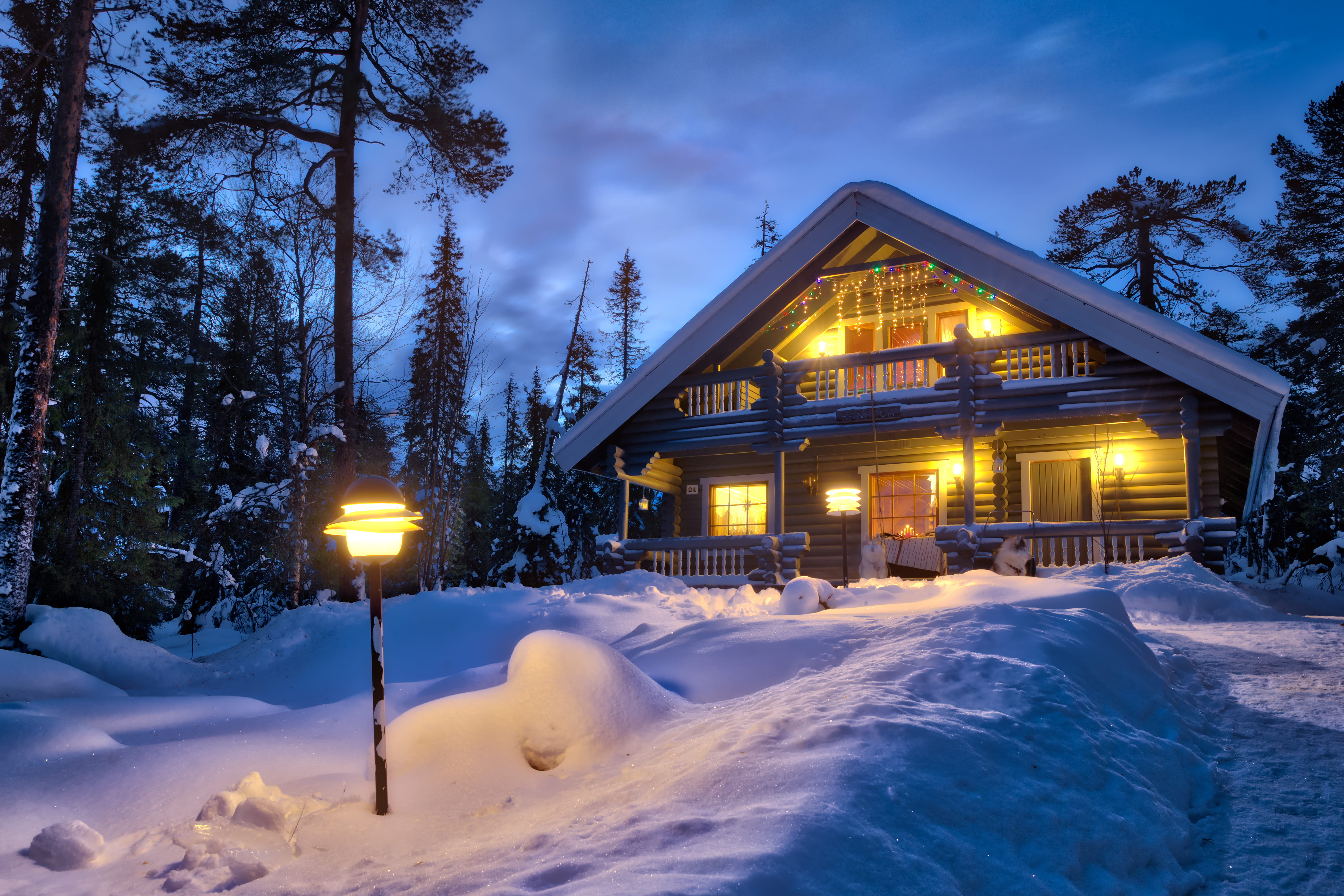 jerisjärvi, travel, built structure, hut, no people, land, architecture, outdoor, lighting equipment, building, cabin, plant, cold temperature, winter, HD Wallpaper