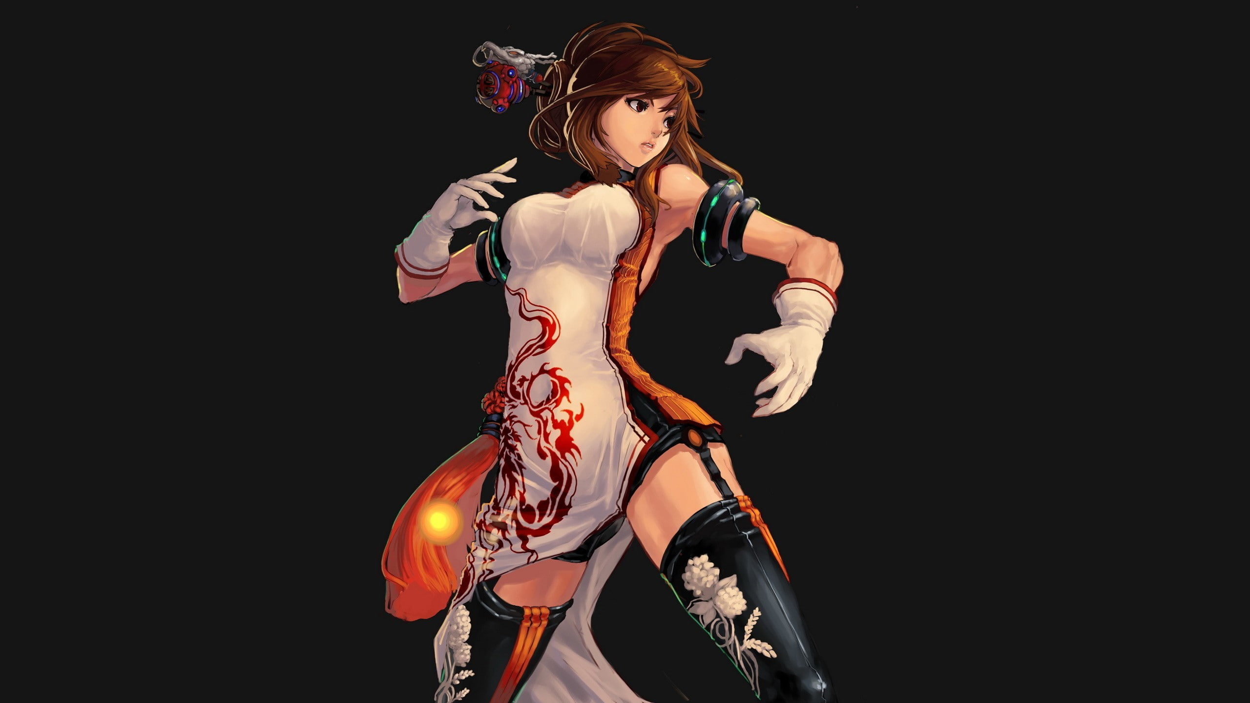 anime, Dungeon and Fighter, Blade and Soul, 2K, thigh-highs, video games, anime girls, HD Wallpaper