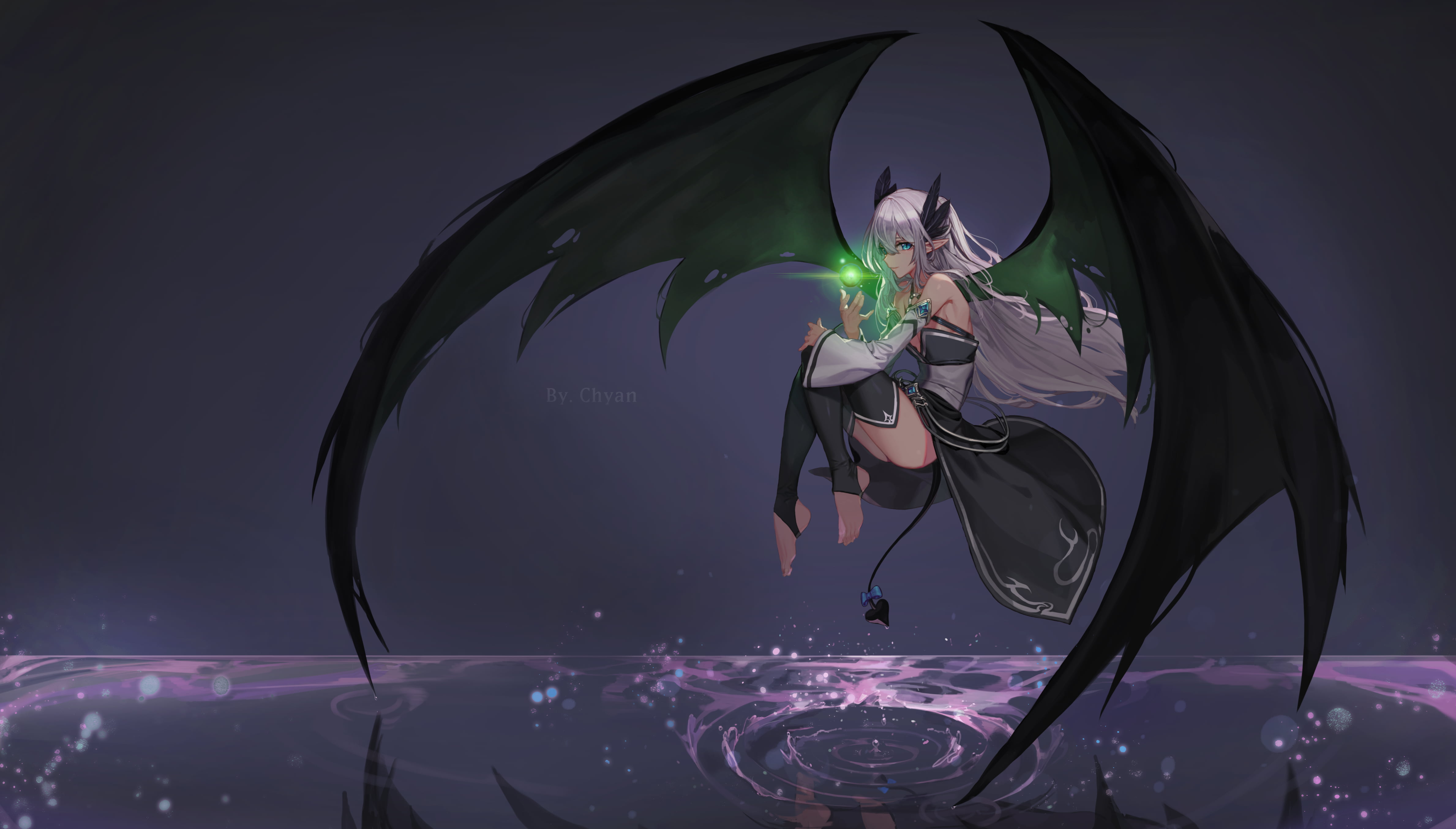 4K, artwork, succubus, Dungeon and Fighter, HD Wallpaper