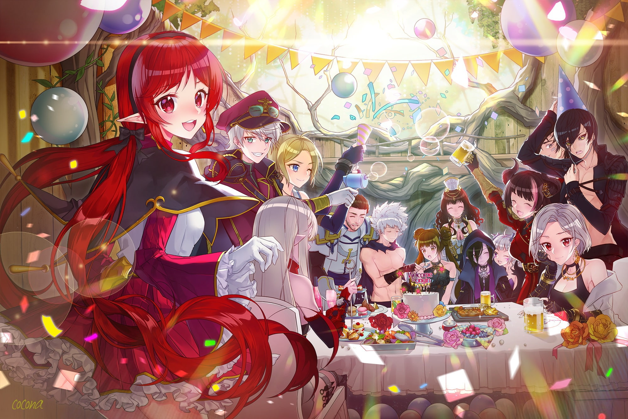 characters, dungeon fighter, blann, anime, art, 1080P, HD Wallpaper