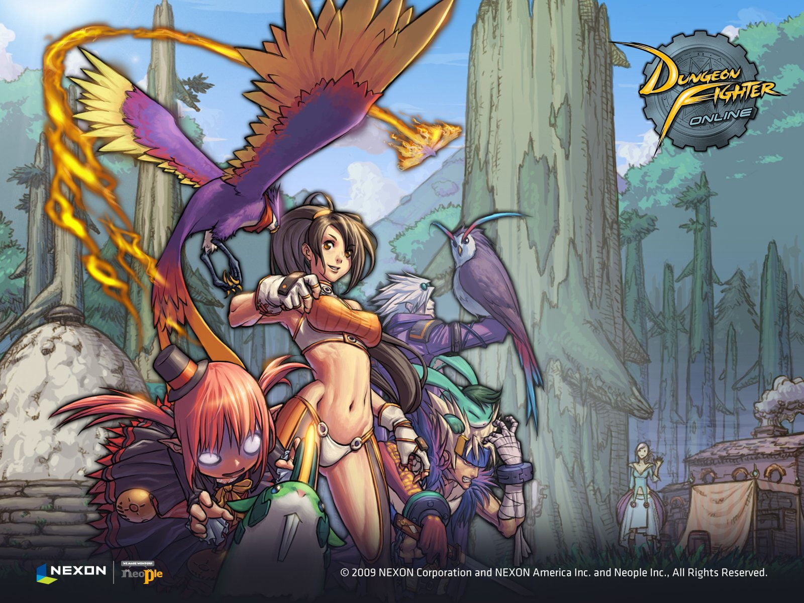 action, dungeon, fantasy, fighting, fighter, 720P, rpg, online, mmo, anime, HD Wallpaper
