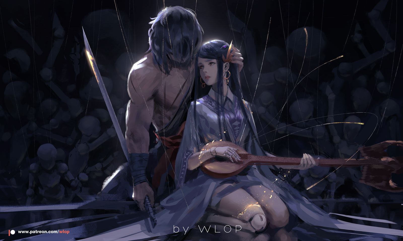 DNF, anime girls, WLOP, 720P, HD Wallpaper
