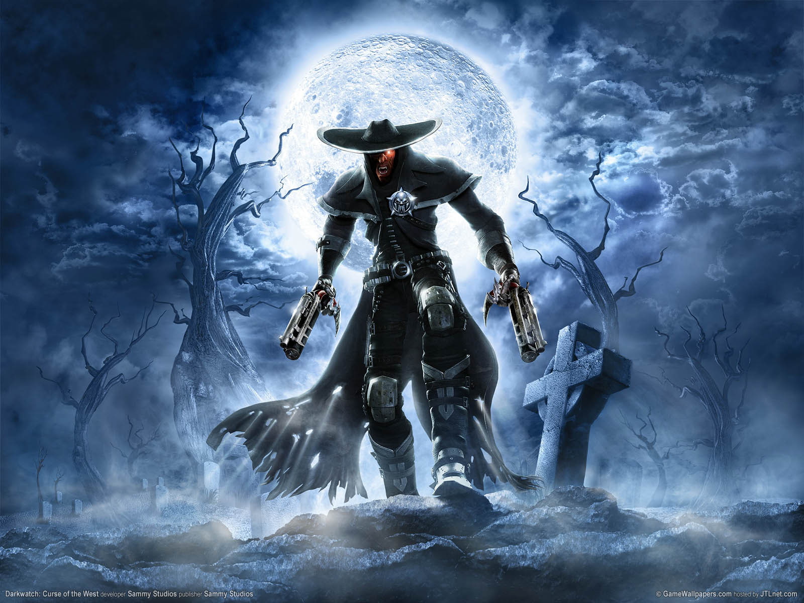 720P, illustration, west, darkwatch, anime, character, curse, HD Wallpaper