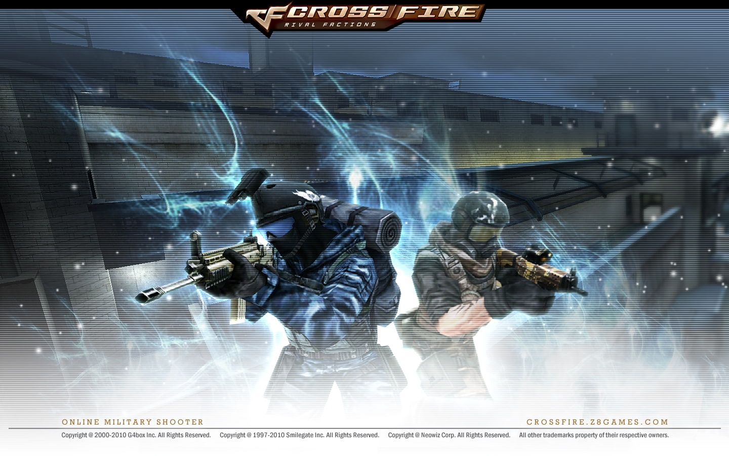 Blue, crossfire, hd, conan, art, video, age, 720P, hack, screen, games, HD Wallpaper