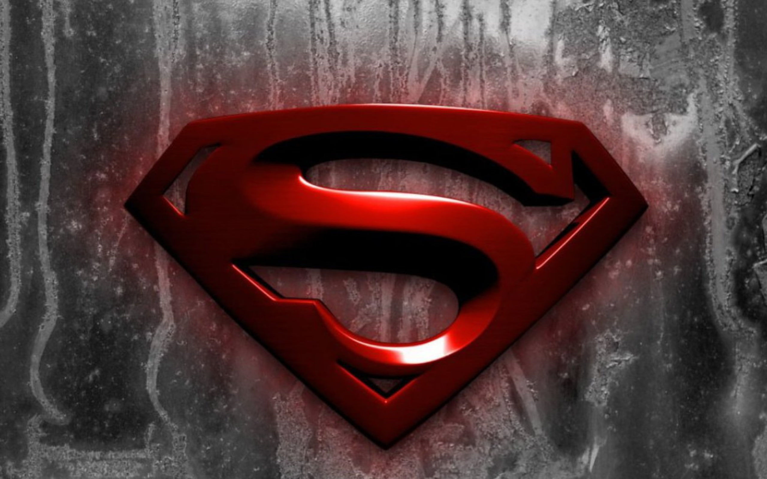 red, logo, 2K, awesome, symbol, superman, HD Wallpaper