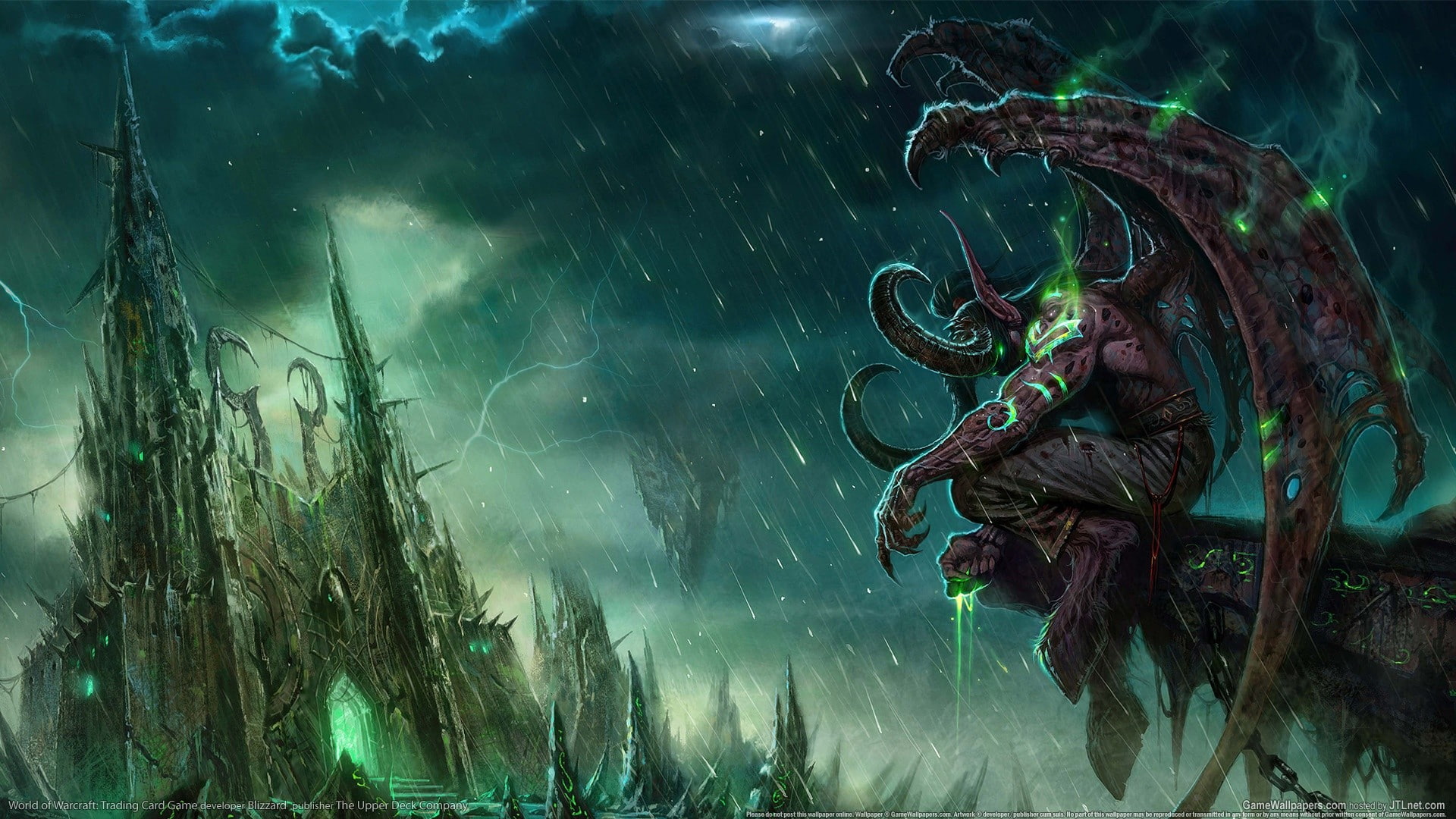 World of Warcraft, Illidan Stormrage, 1080P, fantasy art, HD Wallpaper