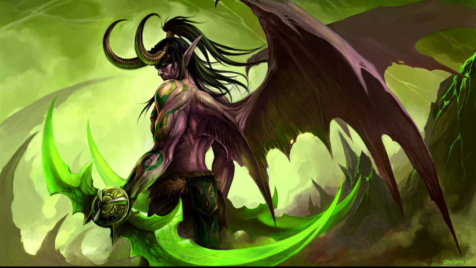 Illidan Stormrage, video games, warcraft, world of warcraft, 720P, HD Wallpaper